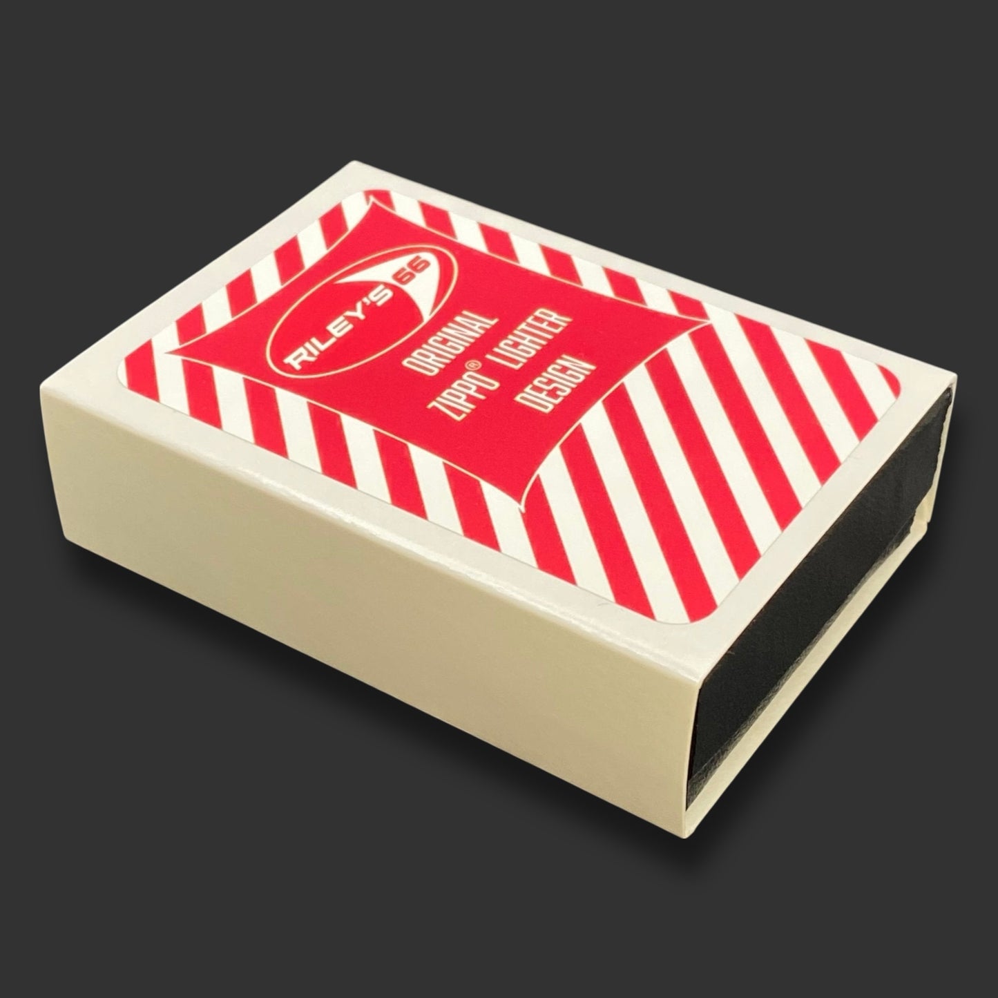 EXCLUSIVE - Riley's 66 Zippo Lighter - Rocket to the Moon - Black Matte