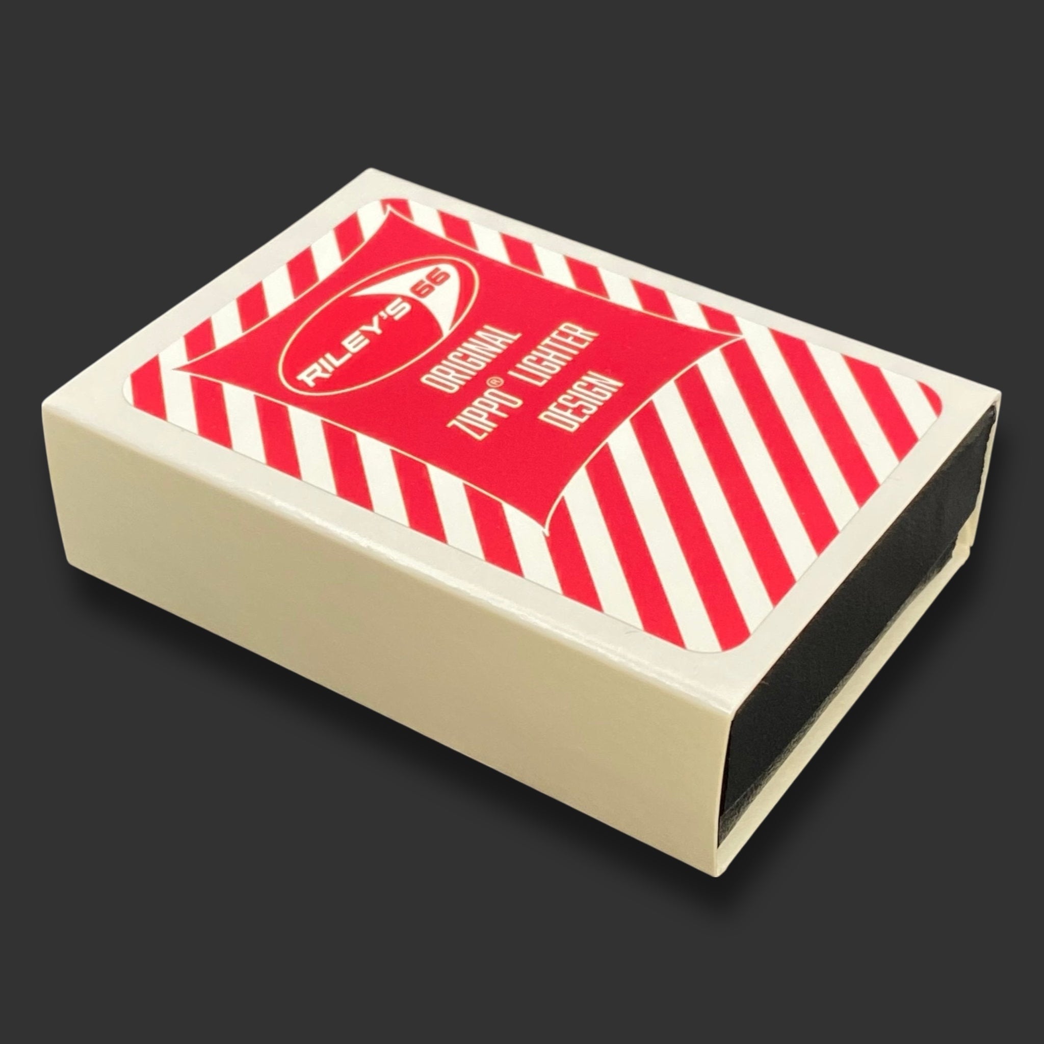 EXCLUSIVE - Riley's 66 Zippo Lighter - Rocket to the Moon - Black Matte