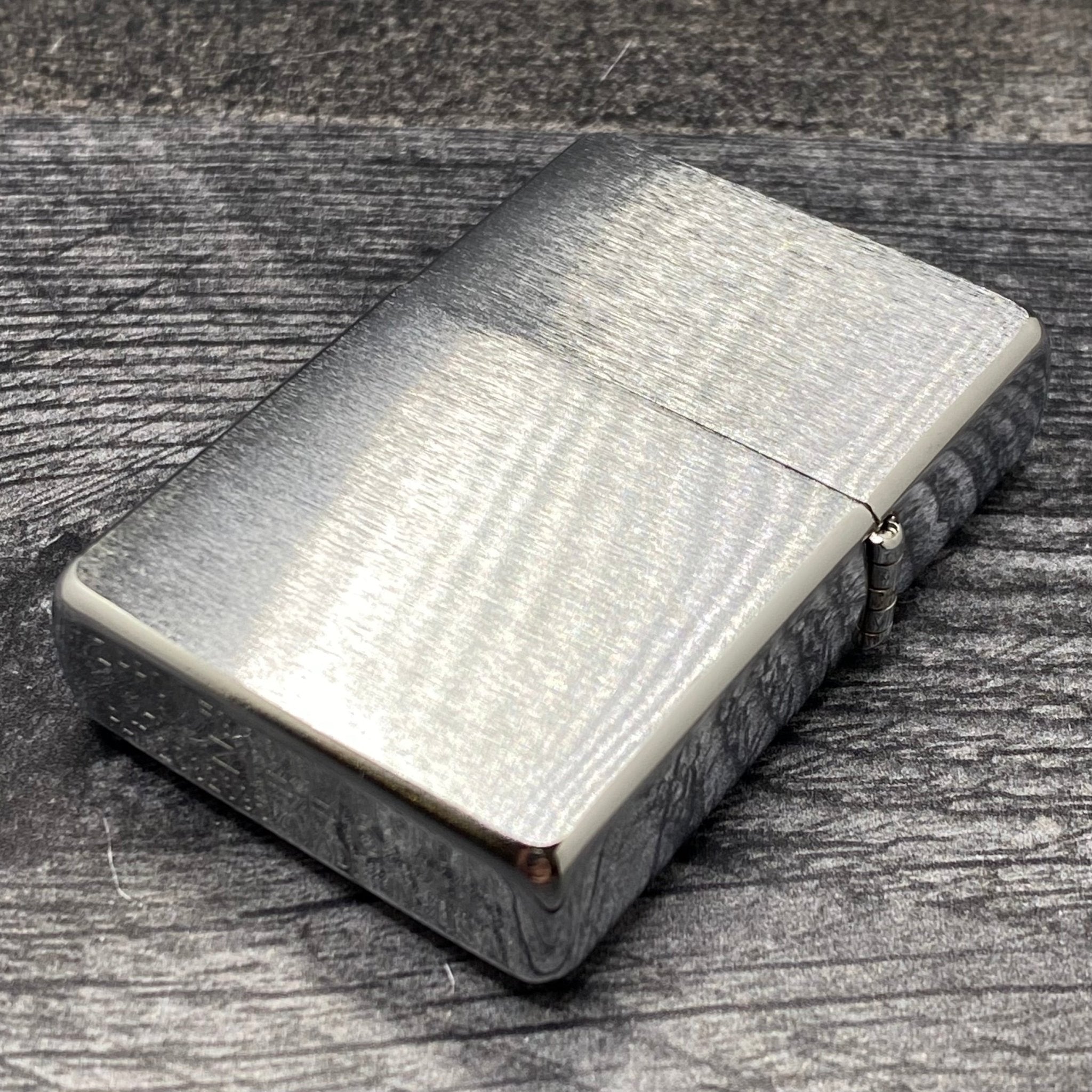 1997 Zippo Lighter - World's Fair Metallique - Brushed Chrome - Riley's 66 LLC