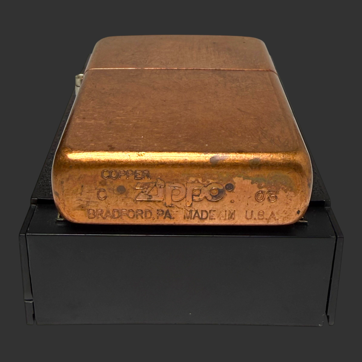 2003 Solid Copper Zippo Lighter