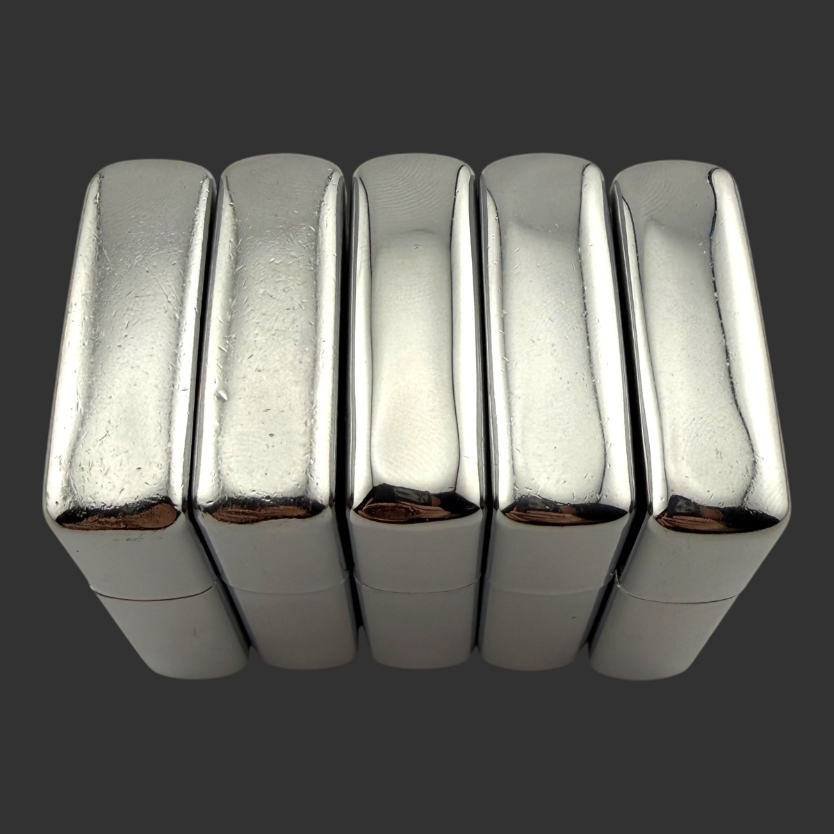Lot of 5 Vintage Zippo Lighters