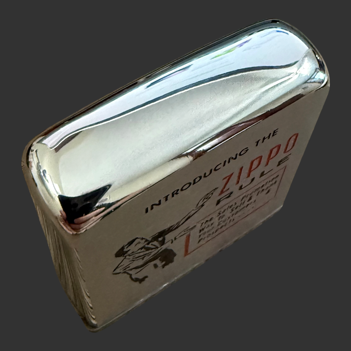 1960's Salesman Sample Zippo Rule