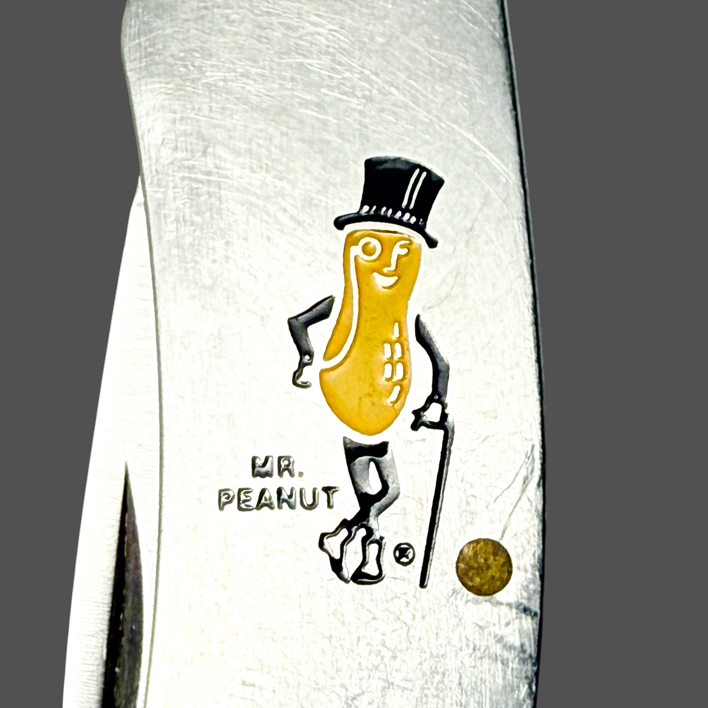 Mr. Peanut Zippo Cut-About Jr - Etch & Paint