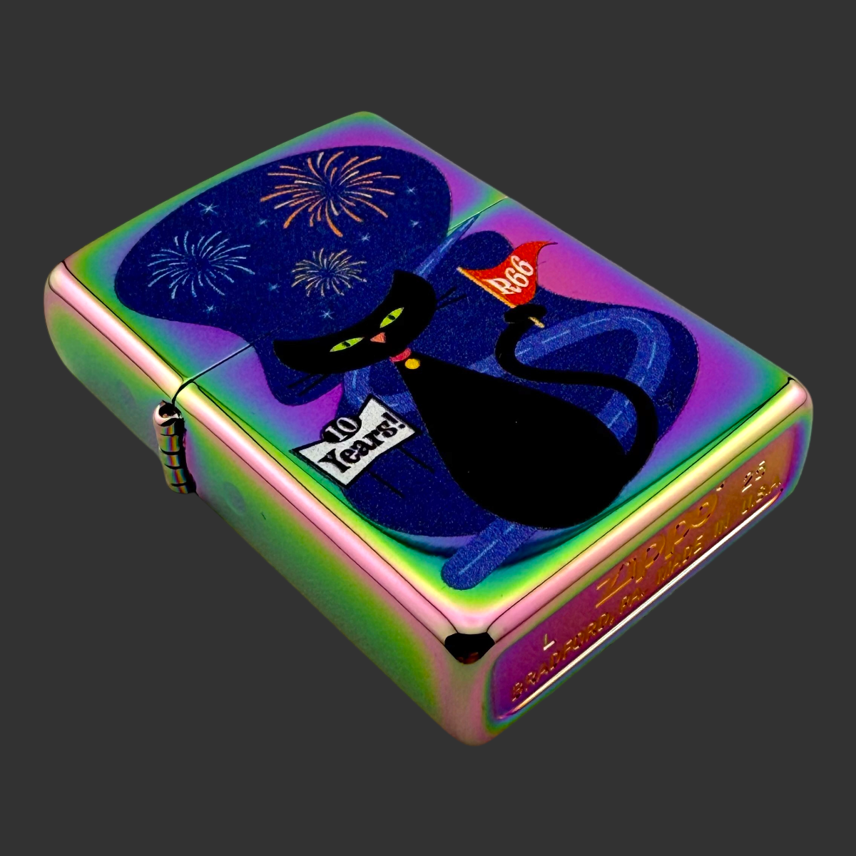 Original Riley's 66 10th Anniversary Zippo Lighter Only 50 Made
