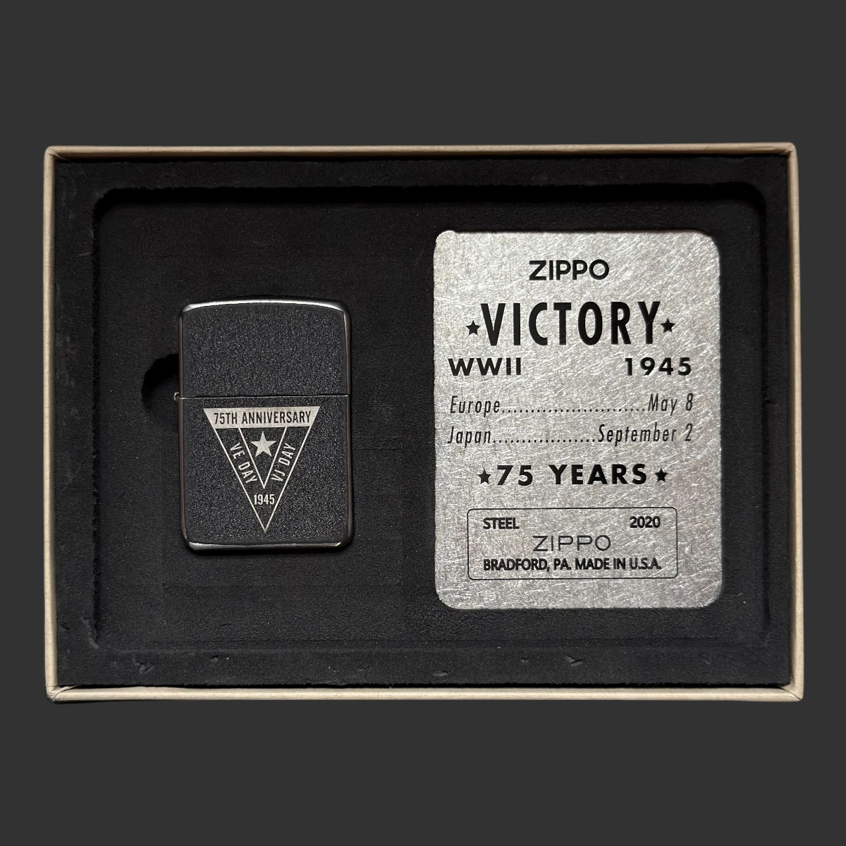 2020 75th Anniversary WWII Victory Zippo Lighter