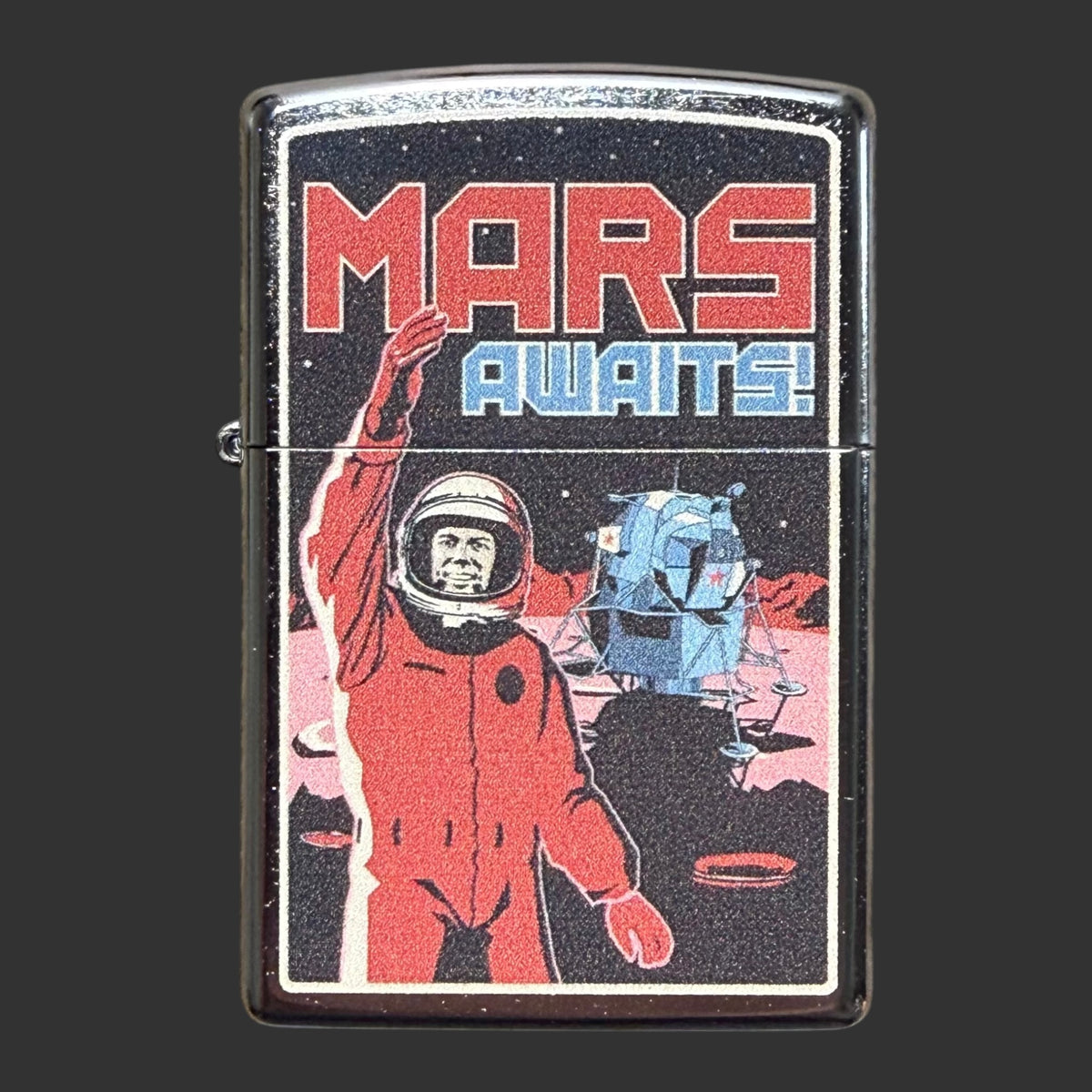 Mars Awaits Poster Zippo Lighter