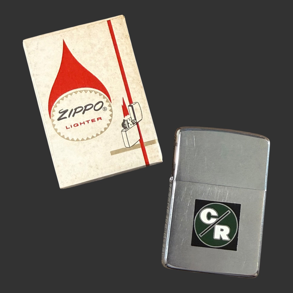 1967 Vintage Zippo Lighter Chicago Rawhide Restored