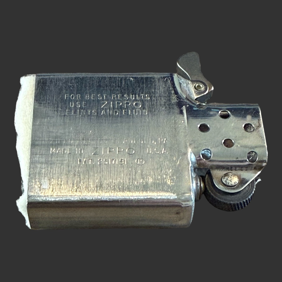 1967 Vintage Zippo Lighter Chicago Rawhide Restored