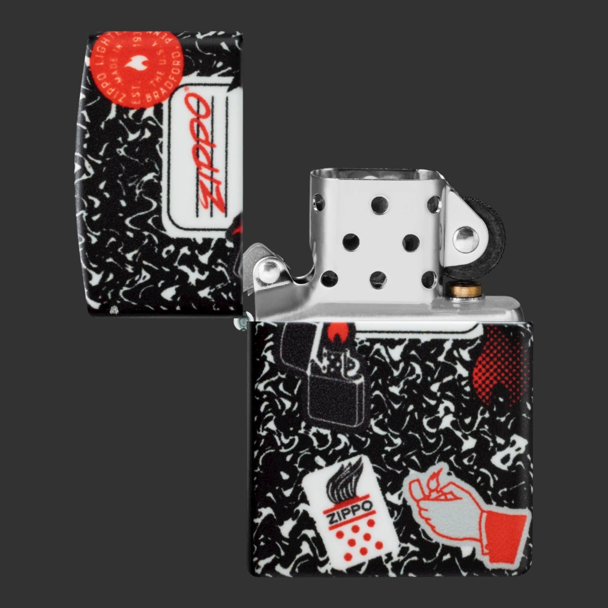 Zippo Lighter Notebook Design