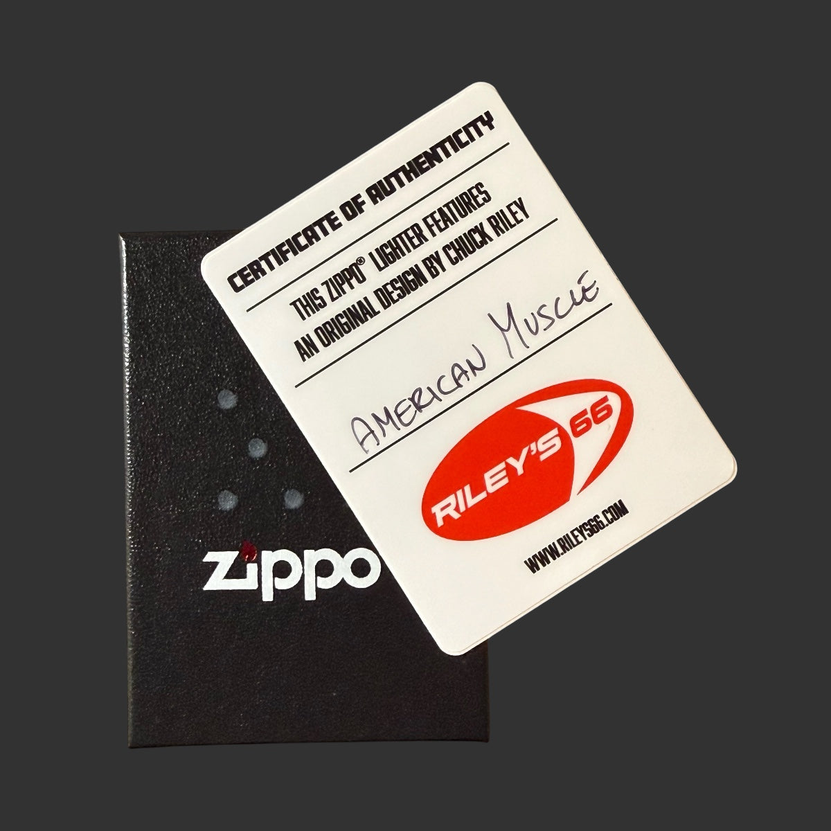 2021 Original Riley's 66 American Muscle Zippo Lighter