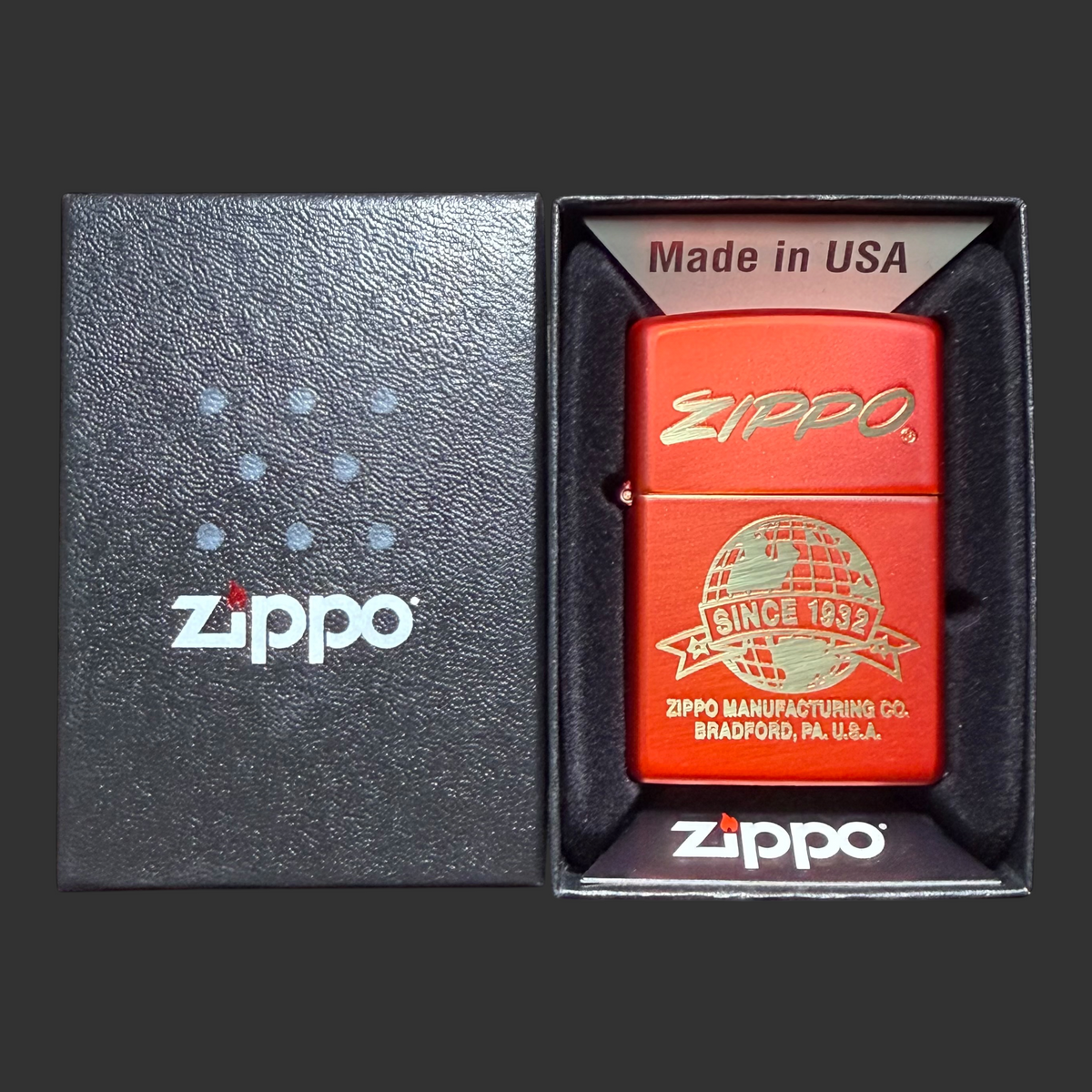 Founder's Day Globe Zippo Lighter