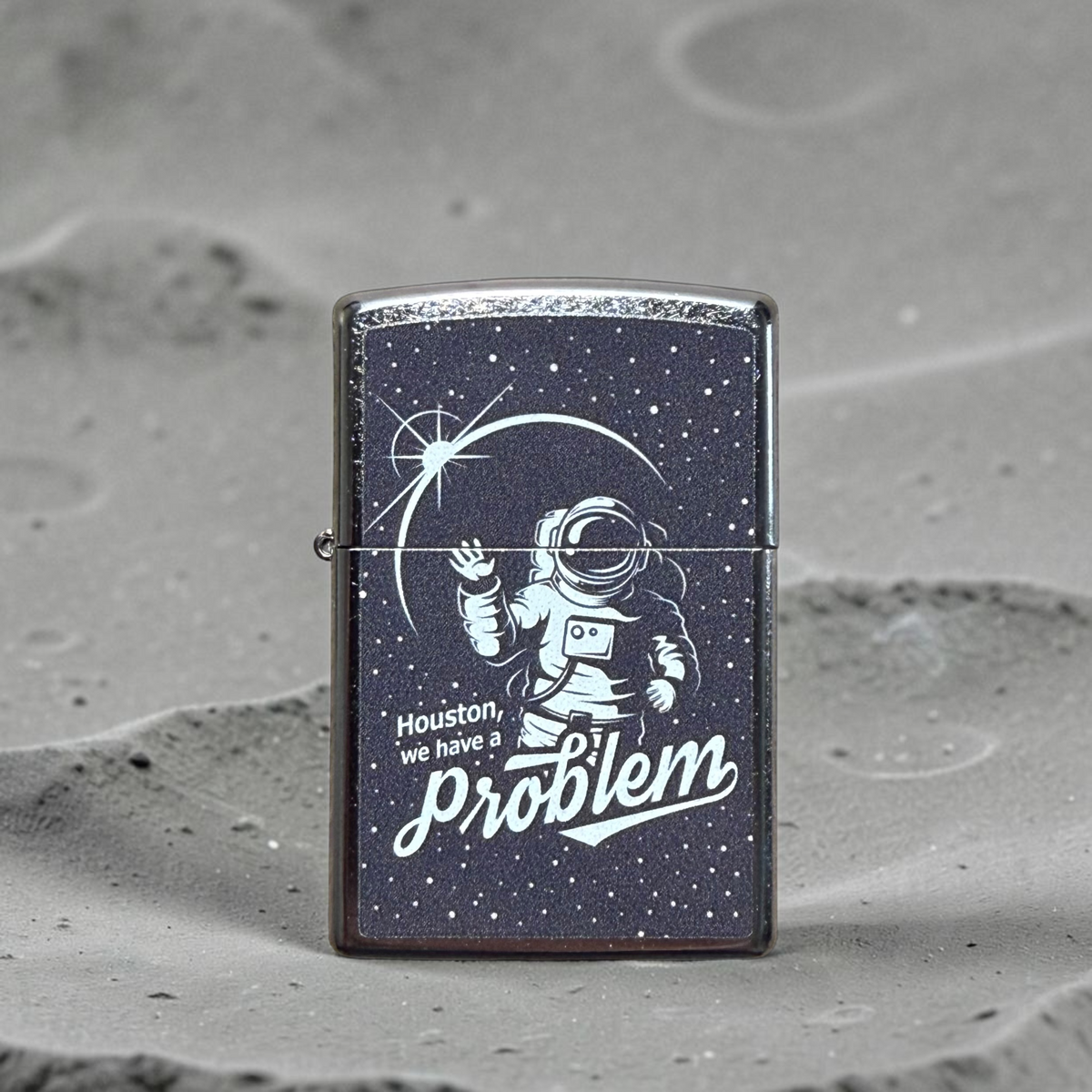 Space Poster Design Zippo Lighter