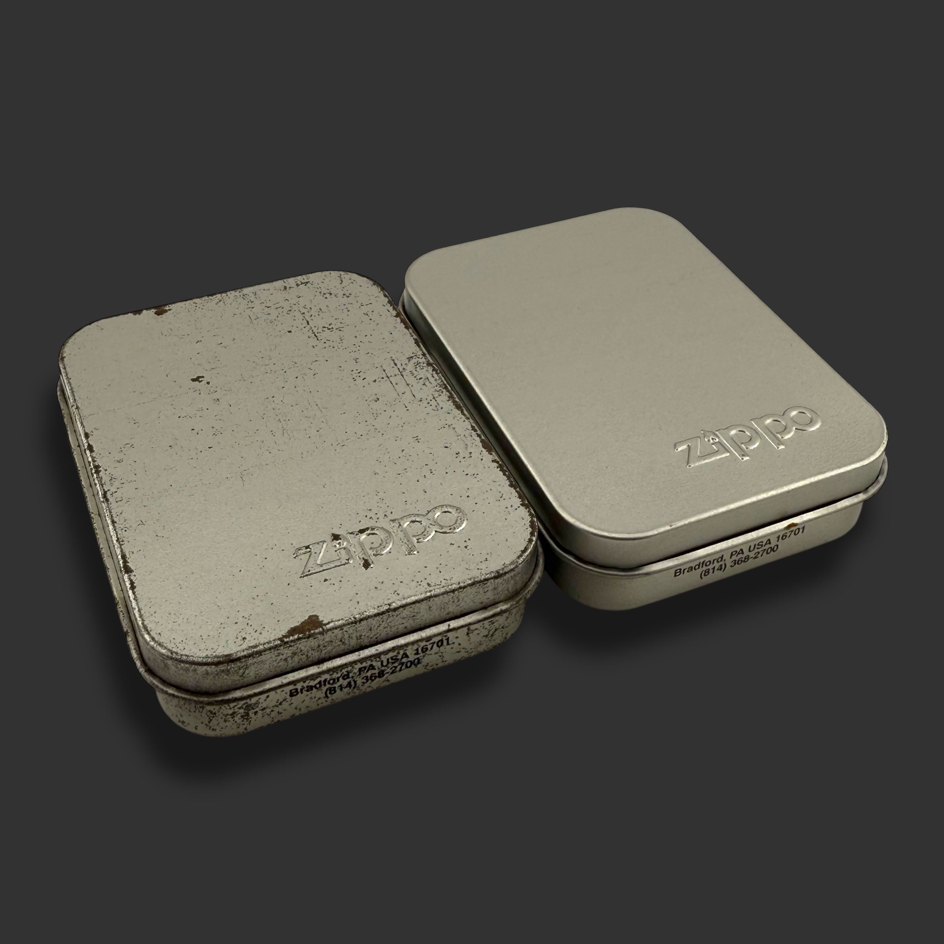 1998 Zippo Lighter - There's Only One Jeep - Brushed Brass