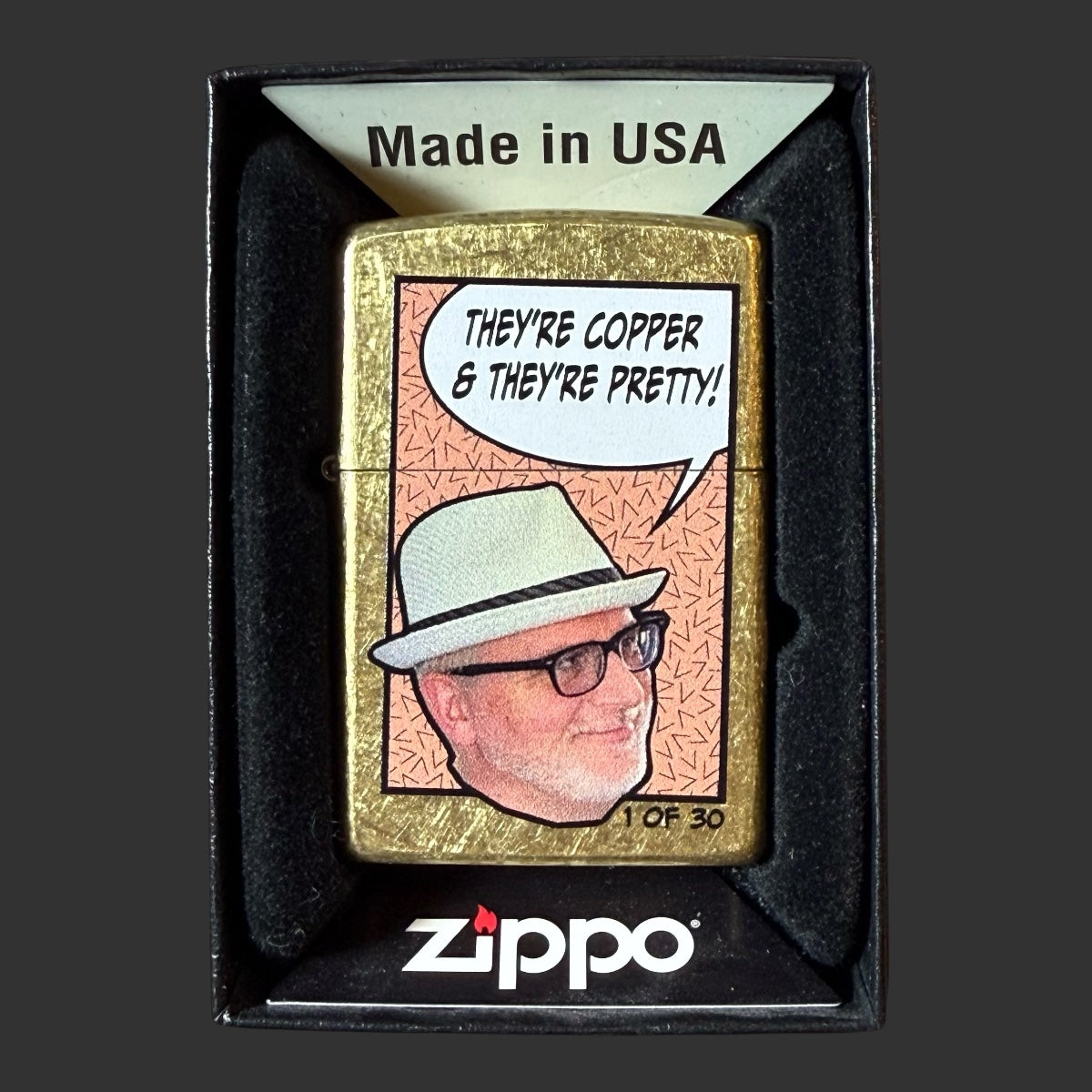 Original Riley's 66 They're Copper & They're Pretty Zippo Lighter 1 of 30