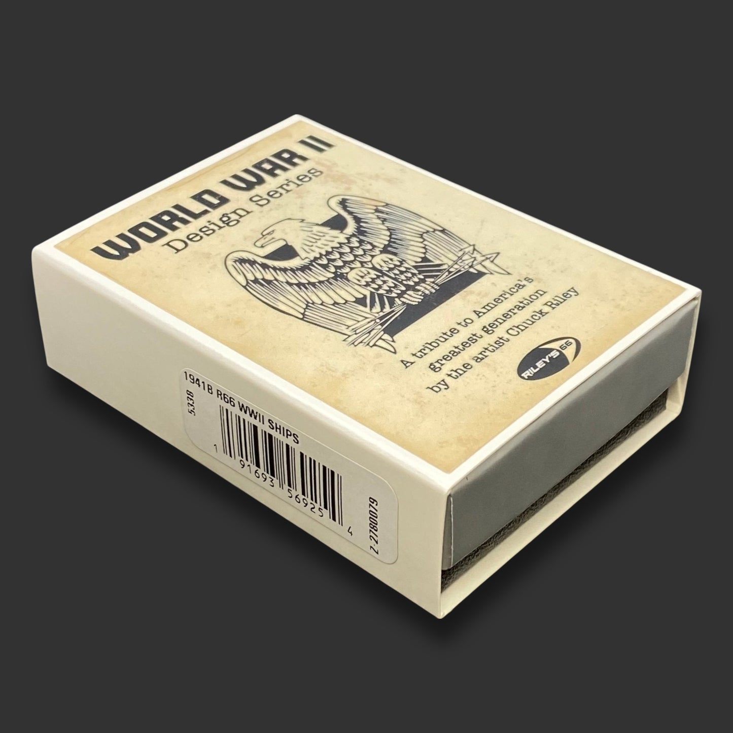 EXCLUSIVE - Riley's 66 Zippo Lighter - Keep 'Em Fighting - Brushed Brass