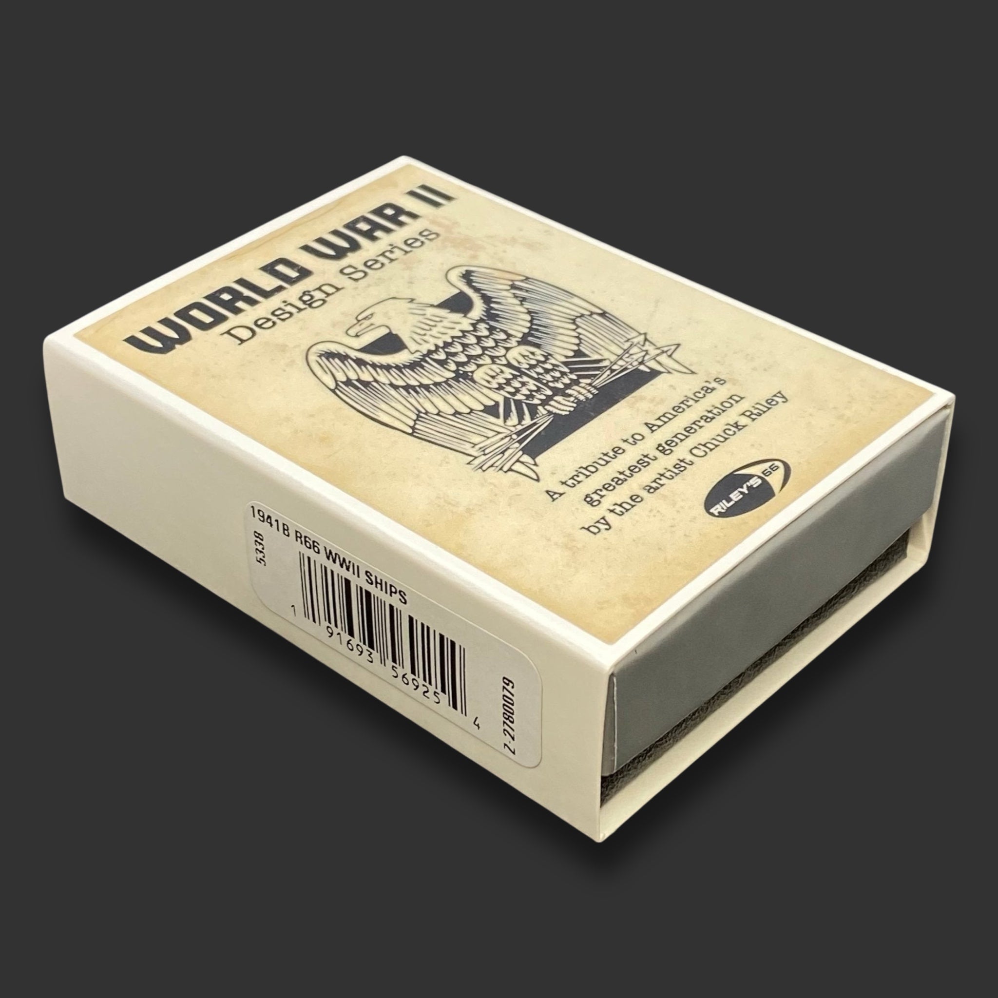 EXCLUSIVE - Riley's 66 Zippo Lighter - Keep 'Em Fighting - Brushed Brass