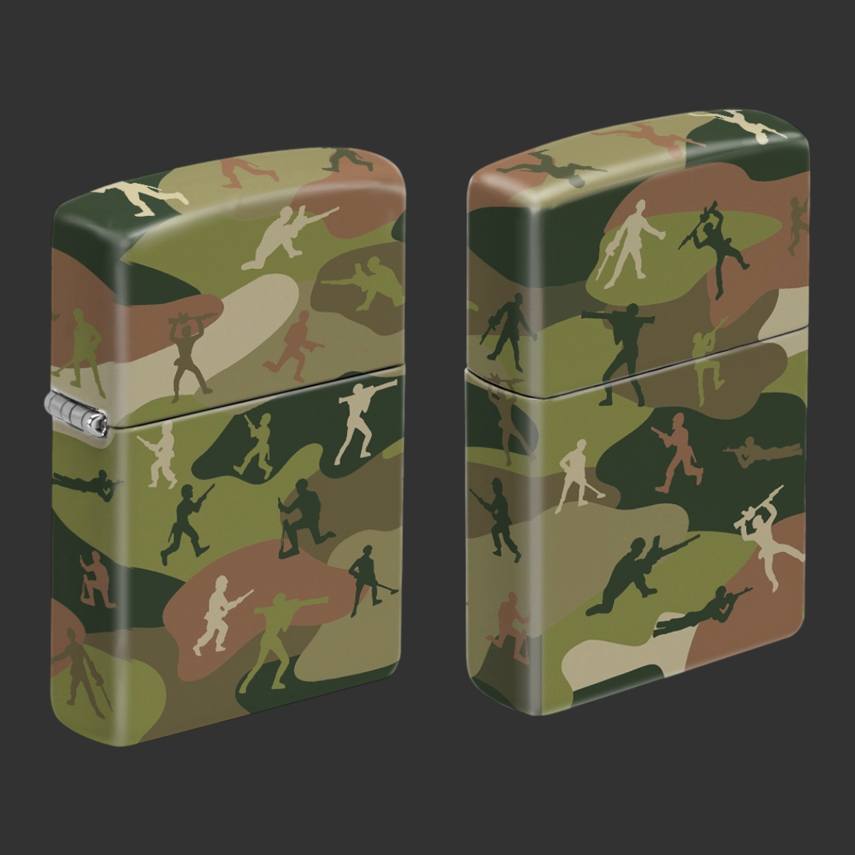Original Riley's 66 Camo Soldiers Zippo Lighter