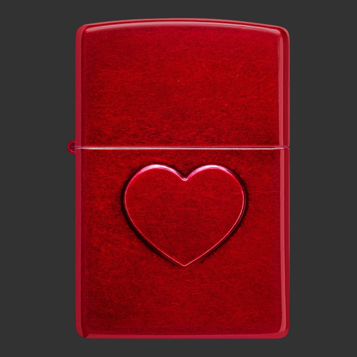 Zippo Lighter Stamped Heart Design