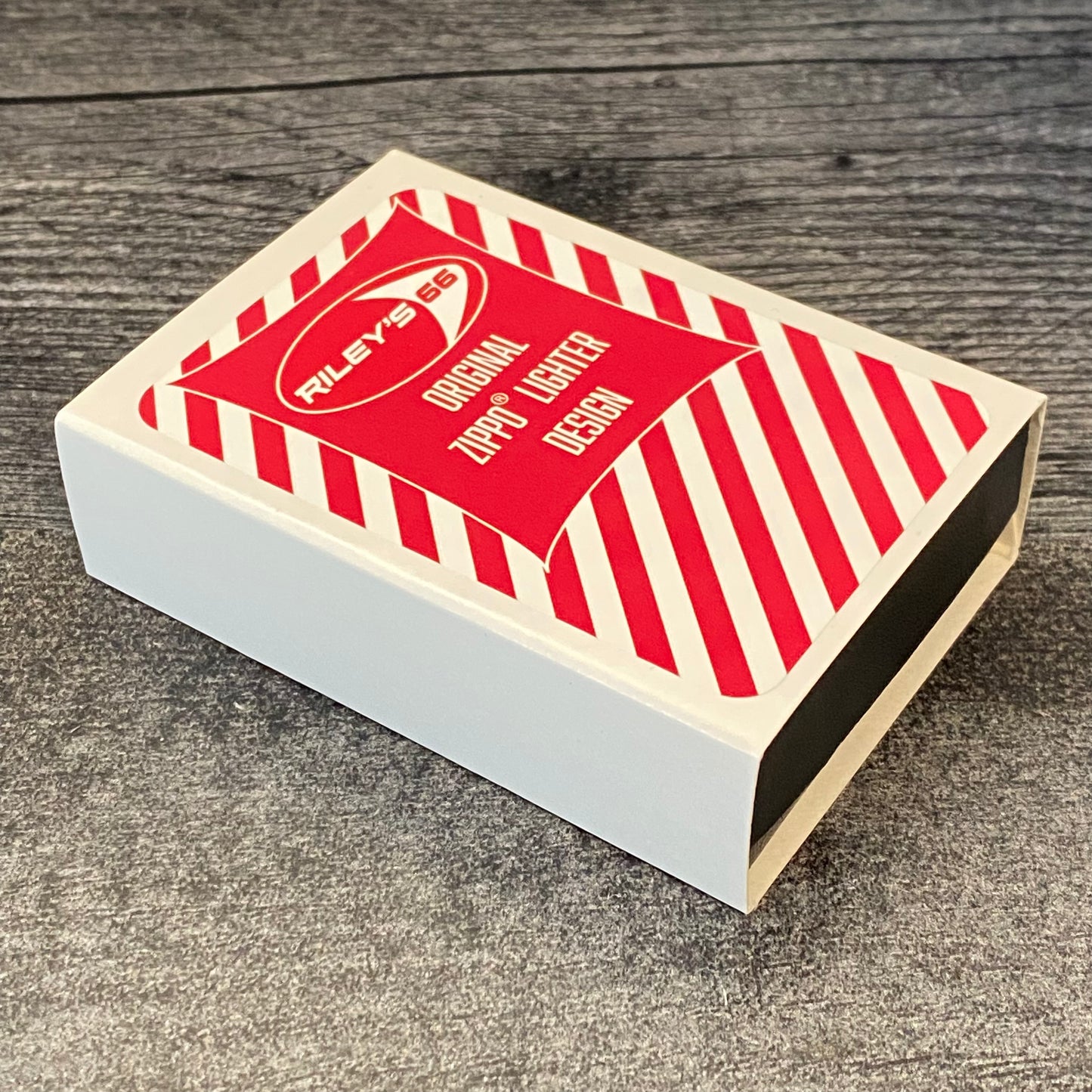 EXCLUSIVE - Riley's 66 Slim® Zippo Lighter - Mrs. 66 - Satin Chrome