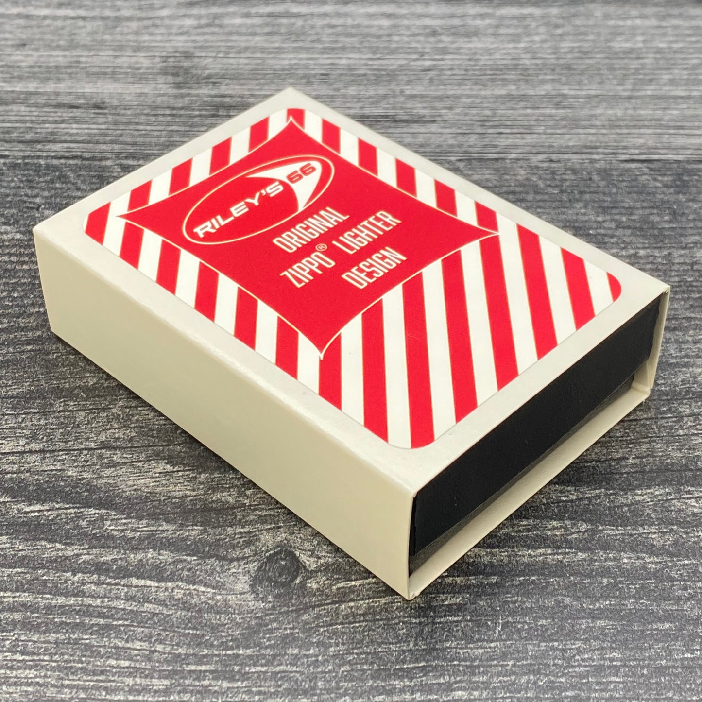 EXCLUSIVE  - Riley's 66 Zippo Lighter - Static - Diagonal Weave