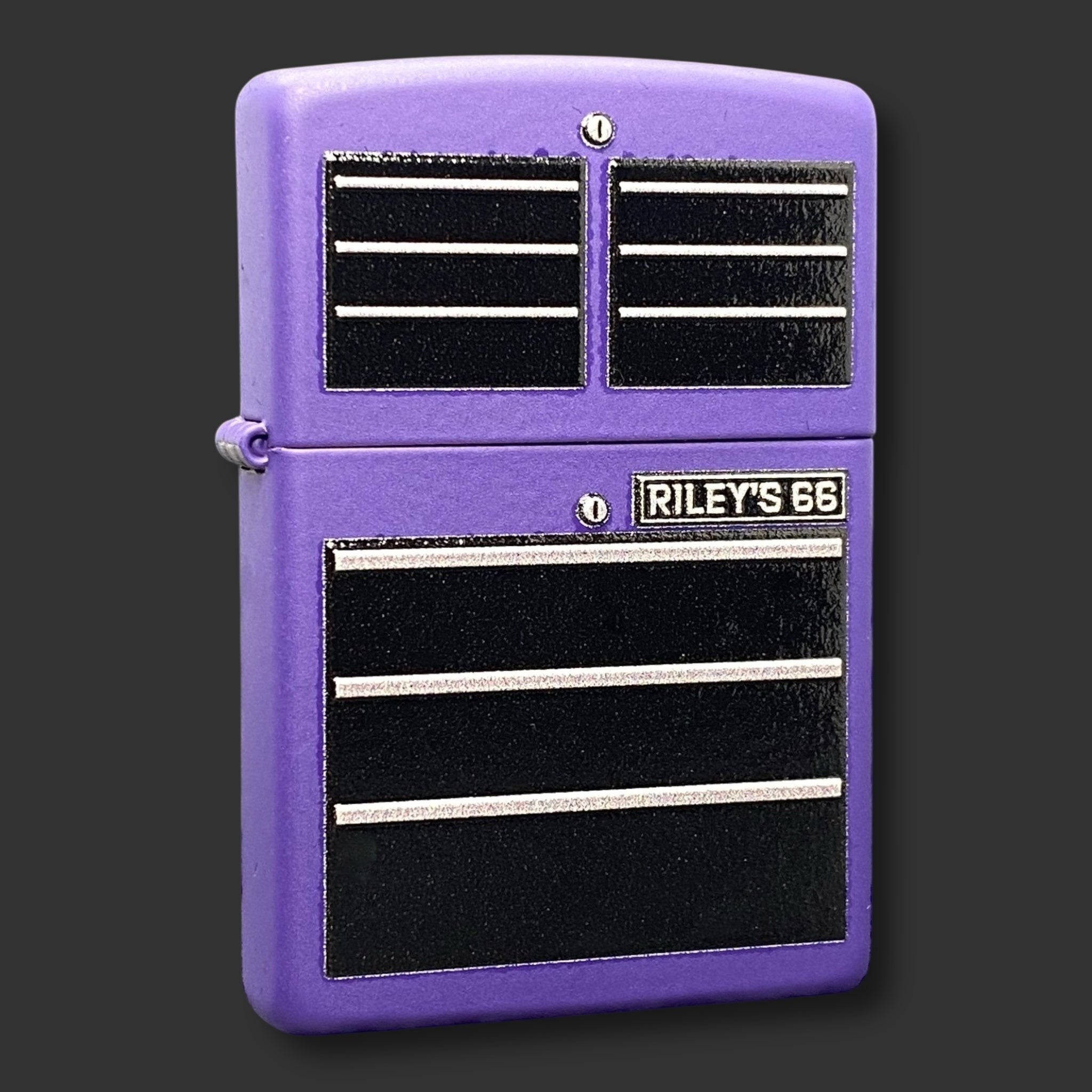 EXCLUSIVE - Riley's 66 Zippo Lighter - Toolbox - Purple Matte