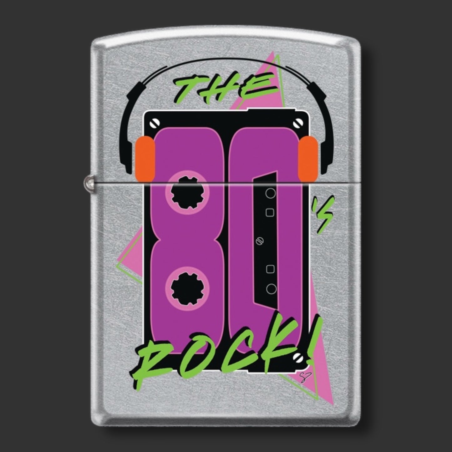 EXCLUSIVE - Riley's 66 Zippo Lighter - 80's Rock! - Street Chrome