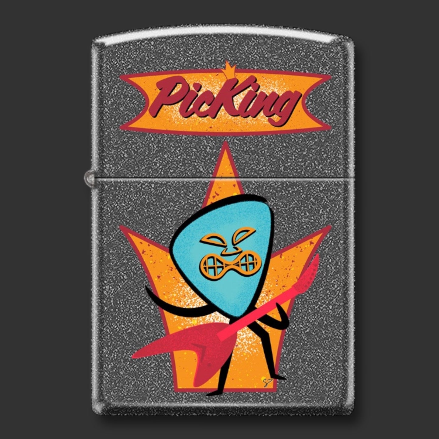 EXCLUSIVE - Riley's 66 Zippo Lighter - PicKing - Iron Stone