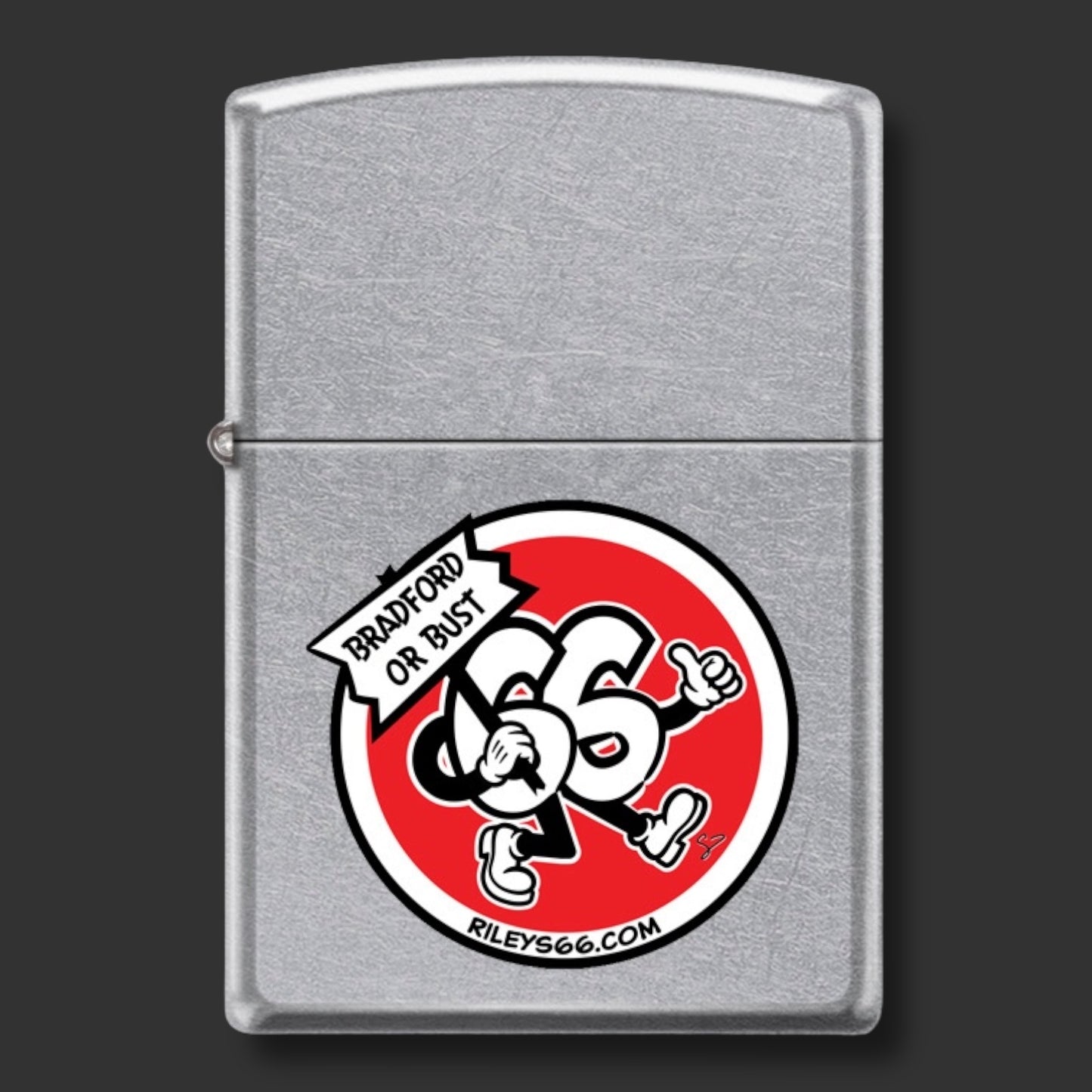 EXCLUSIVE - Riley's 66 Zippo Lighter - Bradford or Bust - Street Chrome™️