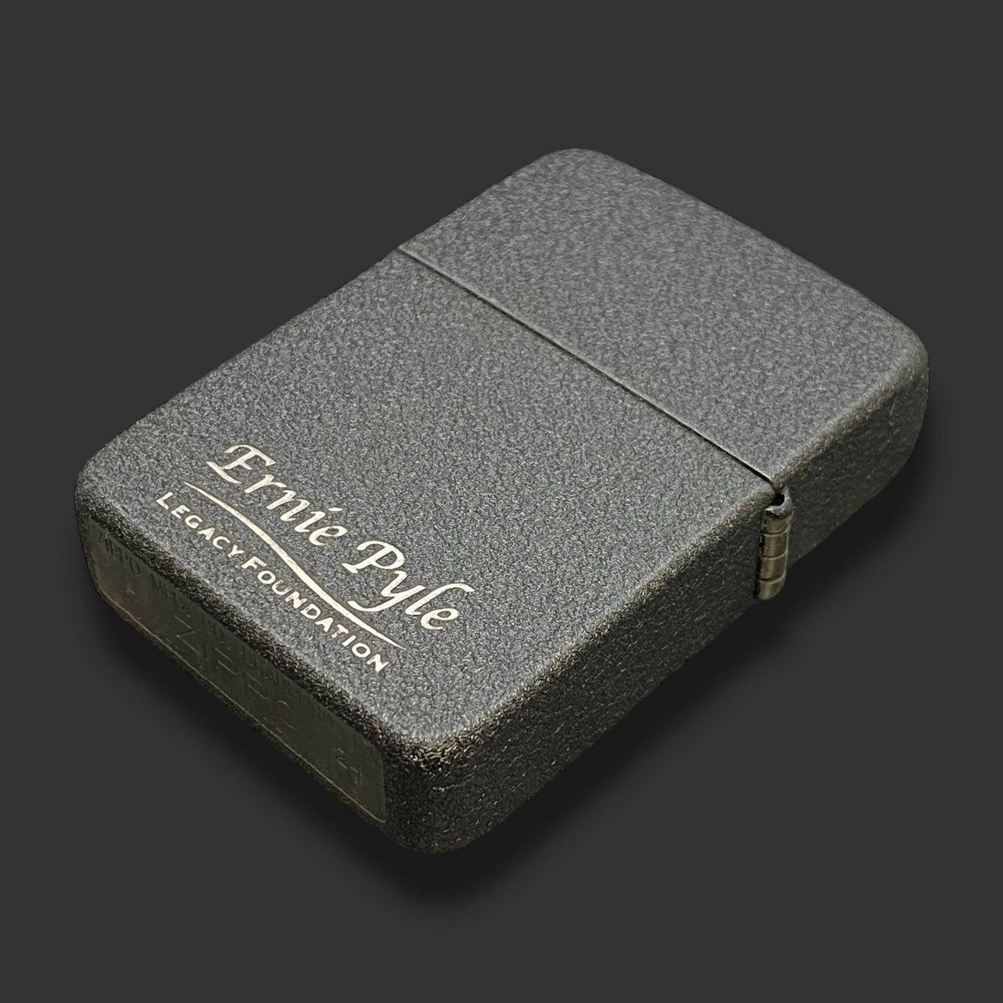 Zippo Lighter - Ernie Pyle Tribute - Black Crackle®