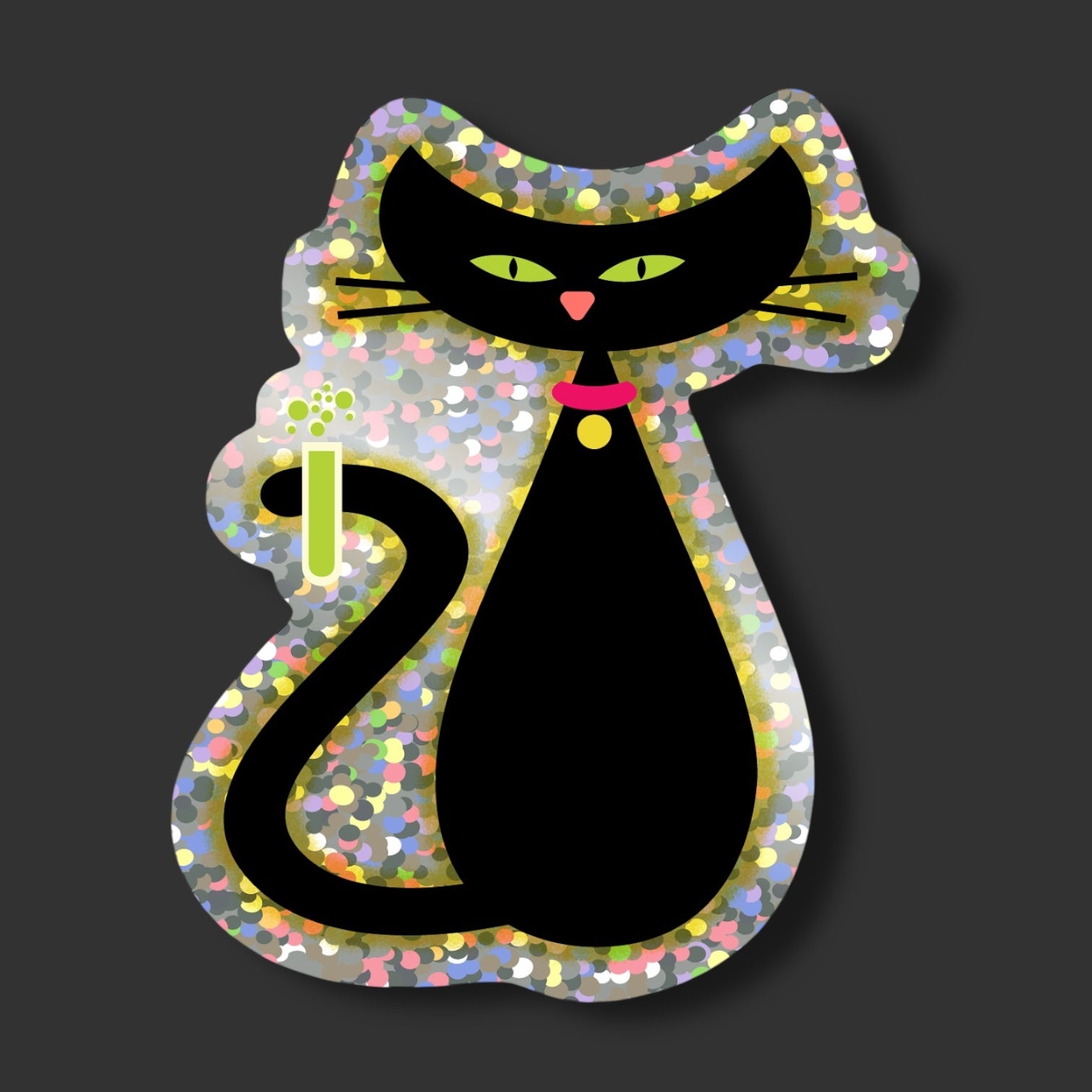 Atomic Kitty Sticker