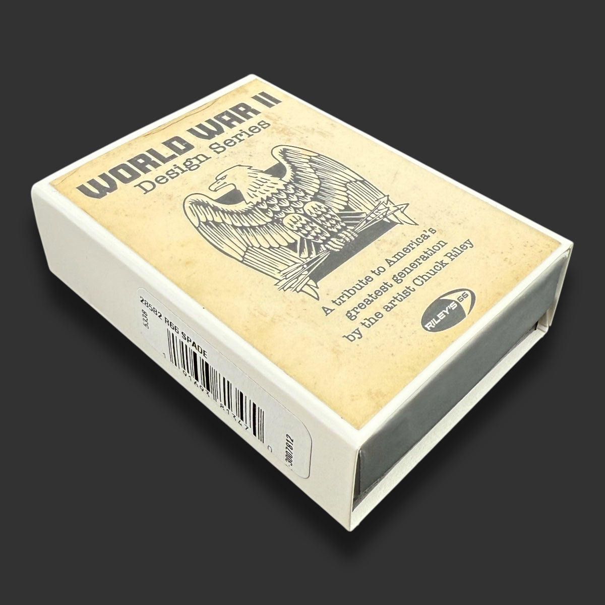 EXCLUSIVE - Riley's 66 Zippo Lighter - Spade - 1941 Replica - Black Crackle®