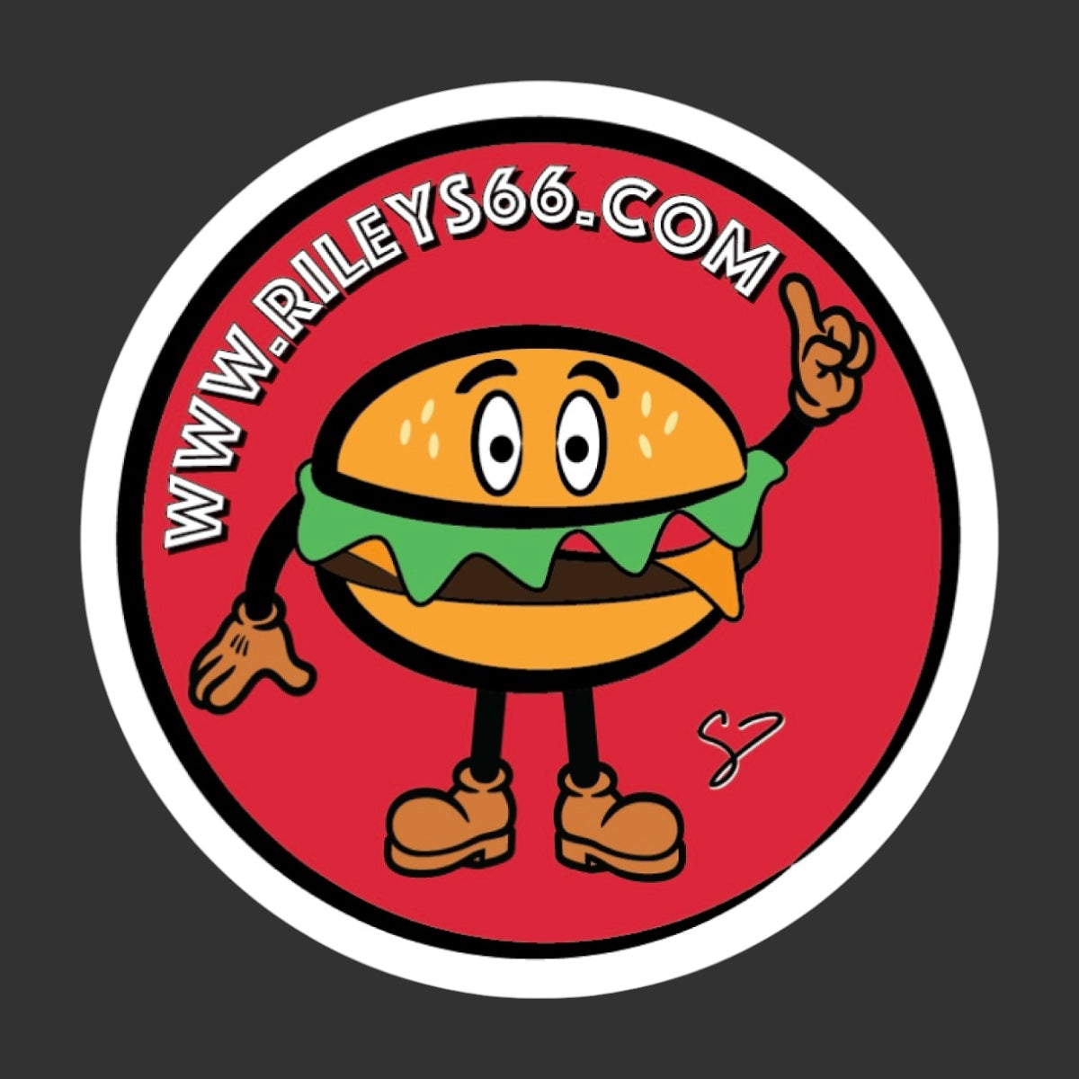 Cheeseburger Sticker