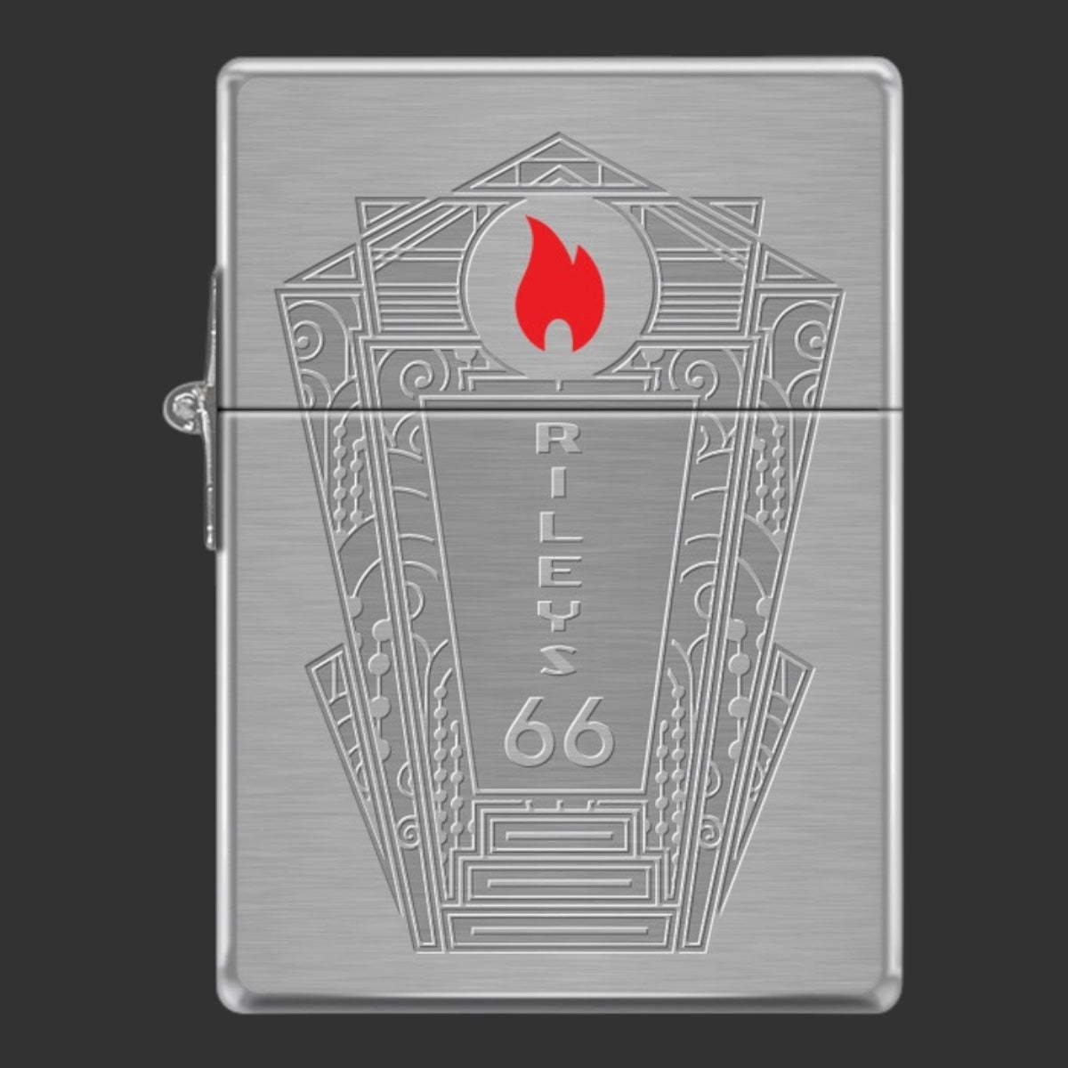 Original Riley's 66 Limited Edition Zippo Lighter - Art Deco