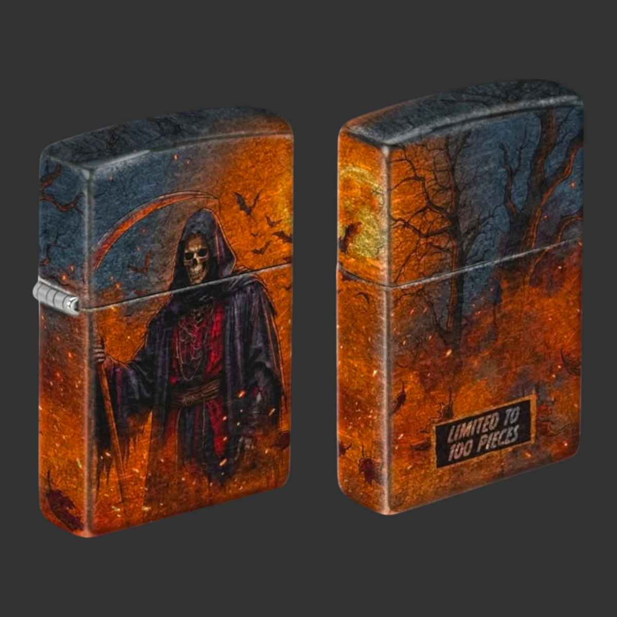 Grim Reaper Zippo Lighter