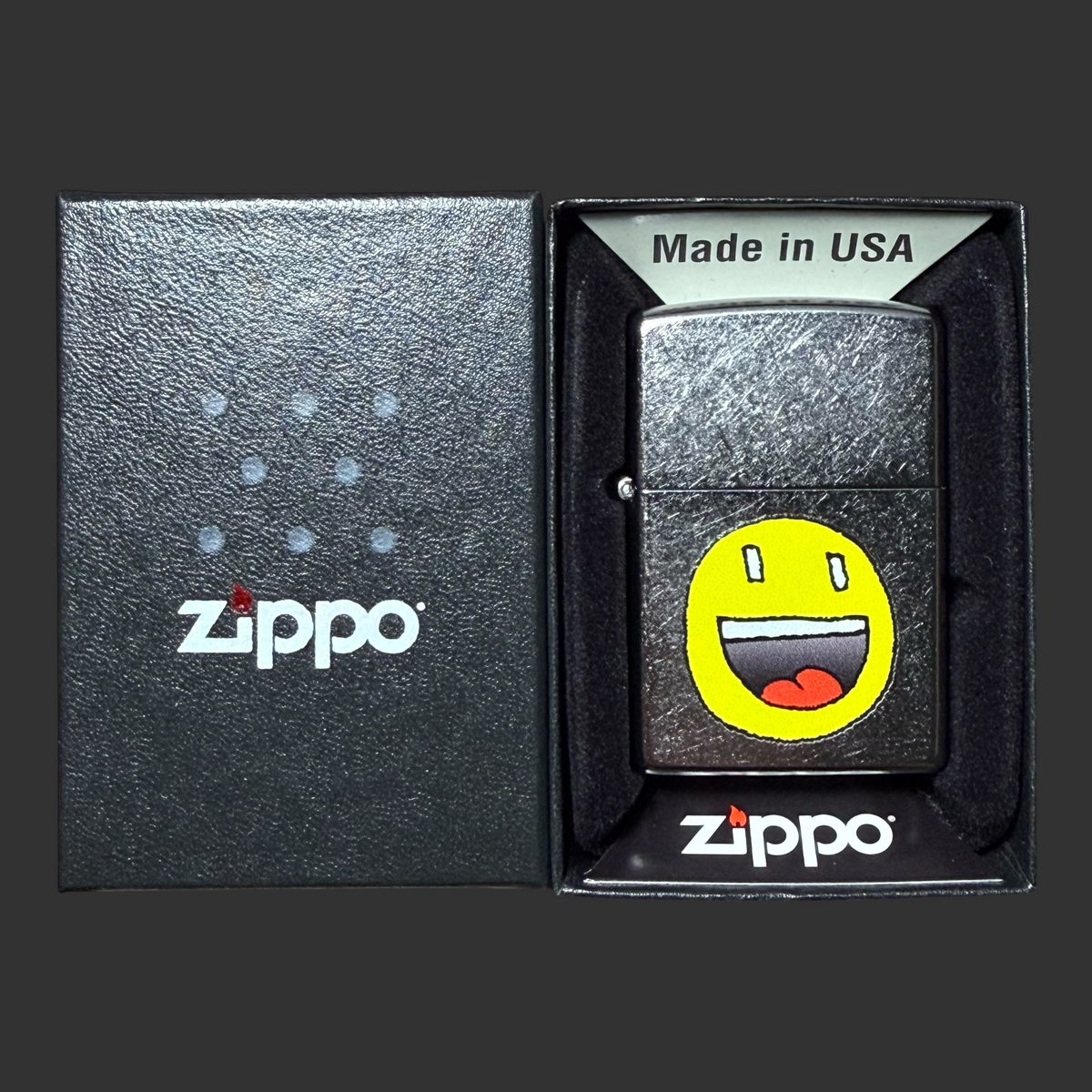 Laughing Face Zippo Lighter