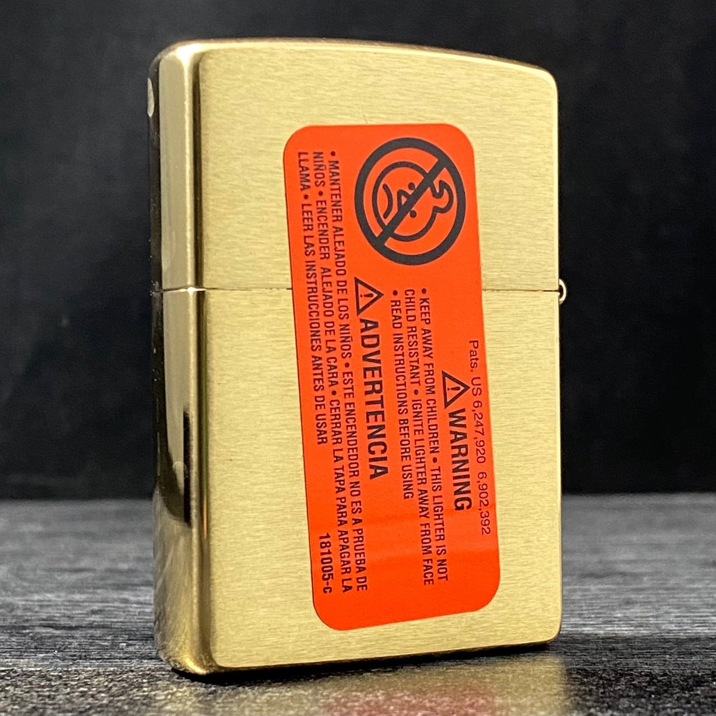 JV EXCLUSIVE GOLDEN RETRIEVER ZIPPO LIGHTER - BRUSHED BRASS - Riley's 66 LLC