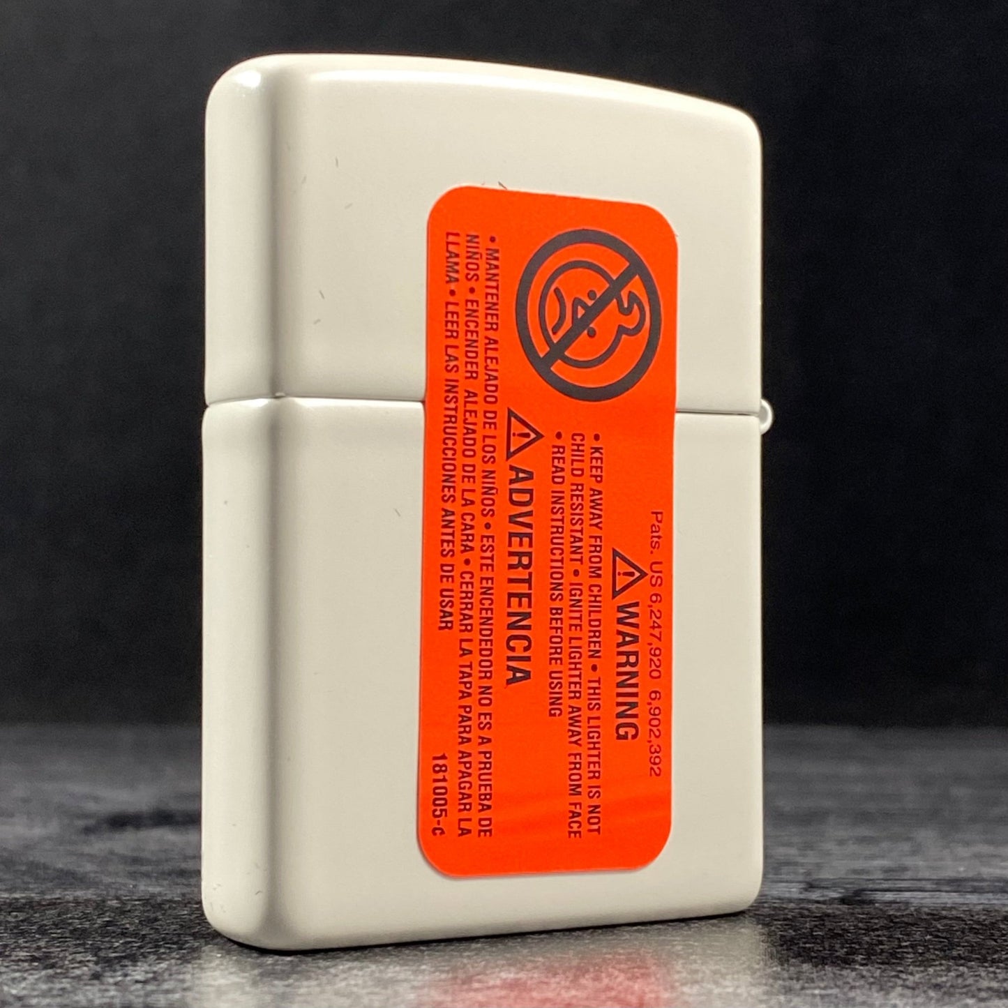 JV EXCLUSIVE HAPPY BIRTHDAY ZIPPO LIGHTER - WHITE MATTE - Riley's 66 LLC