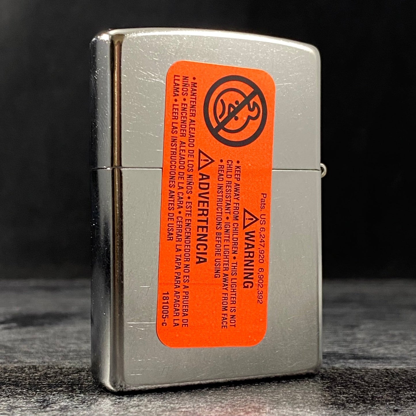 ZIPPO LIGHTER - MAZZI® Eagle - STREET CHROME™️ - Riley's 66 LLC