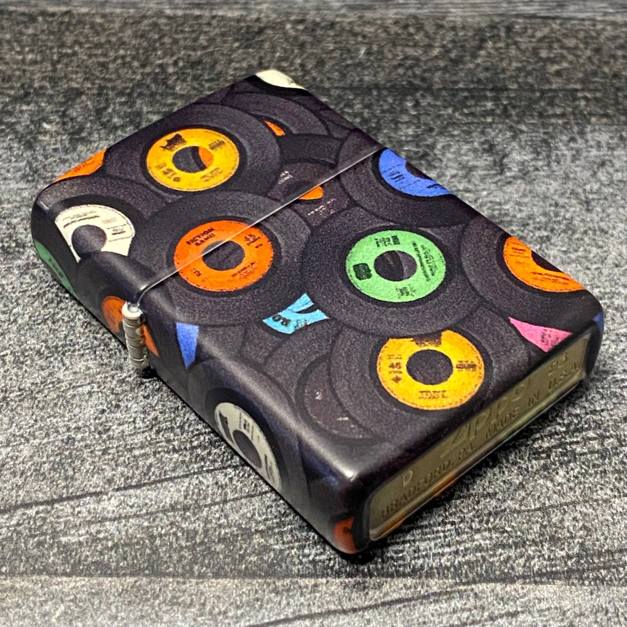 Zippo Lighter - Records - 540 Color - Riley's 66 LLC