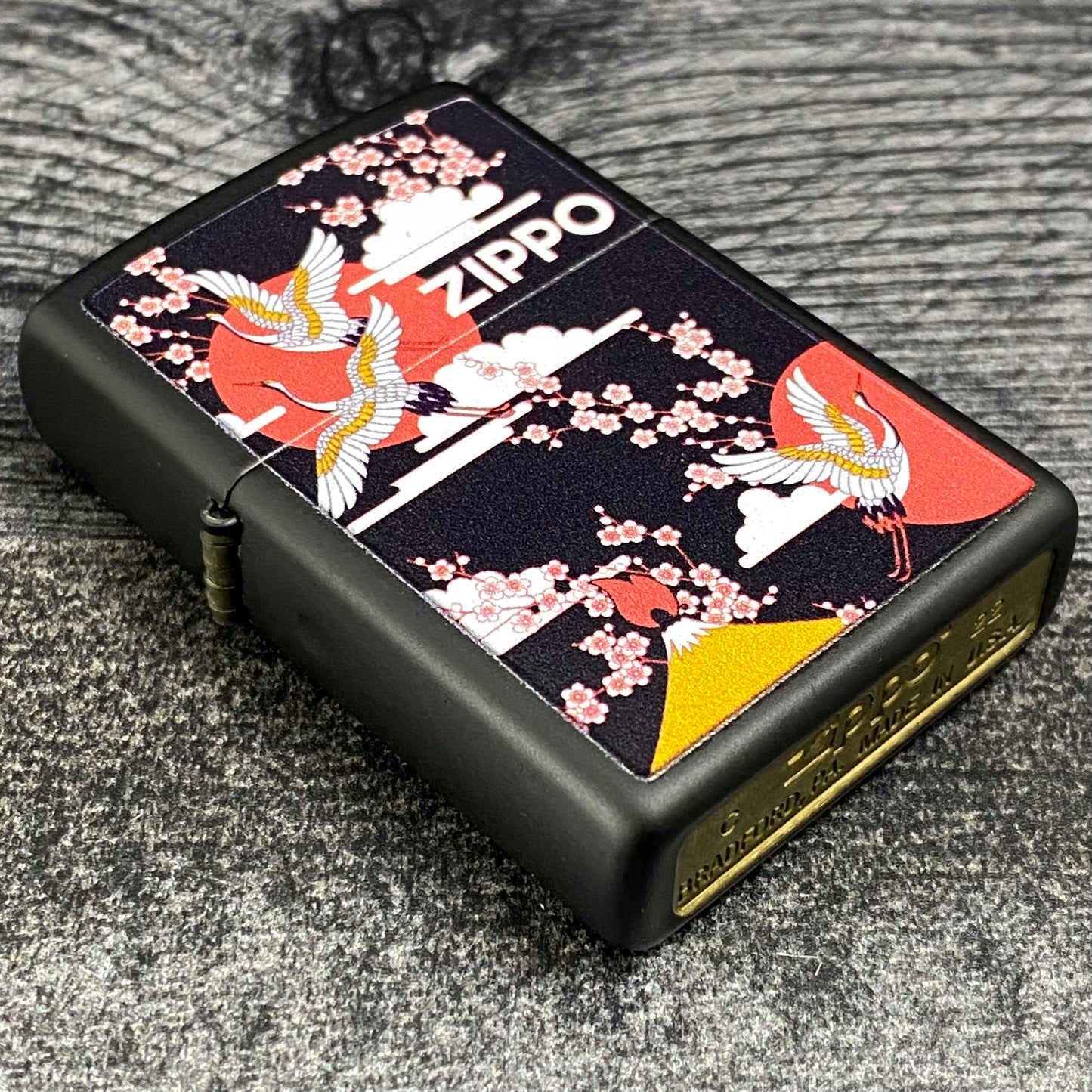 Zippo Lighter - Zippo Design - Black Matte