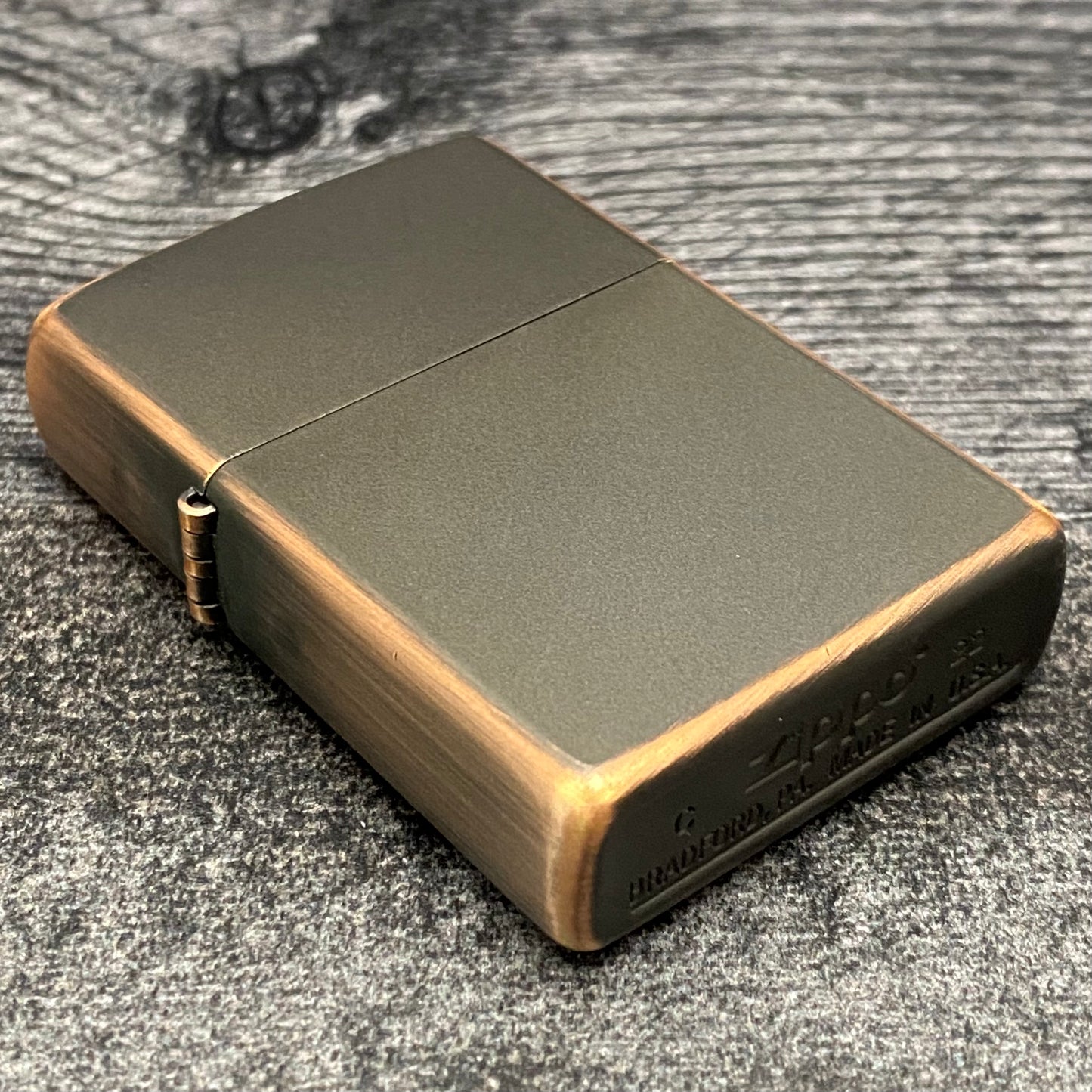 Zippo Lighter - Rustic Bronze