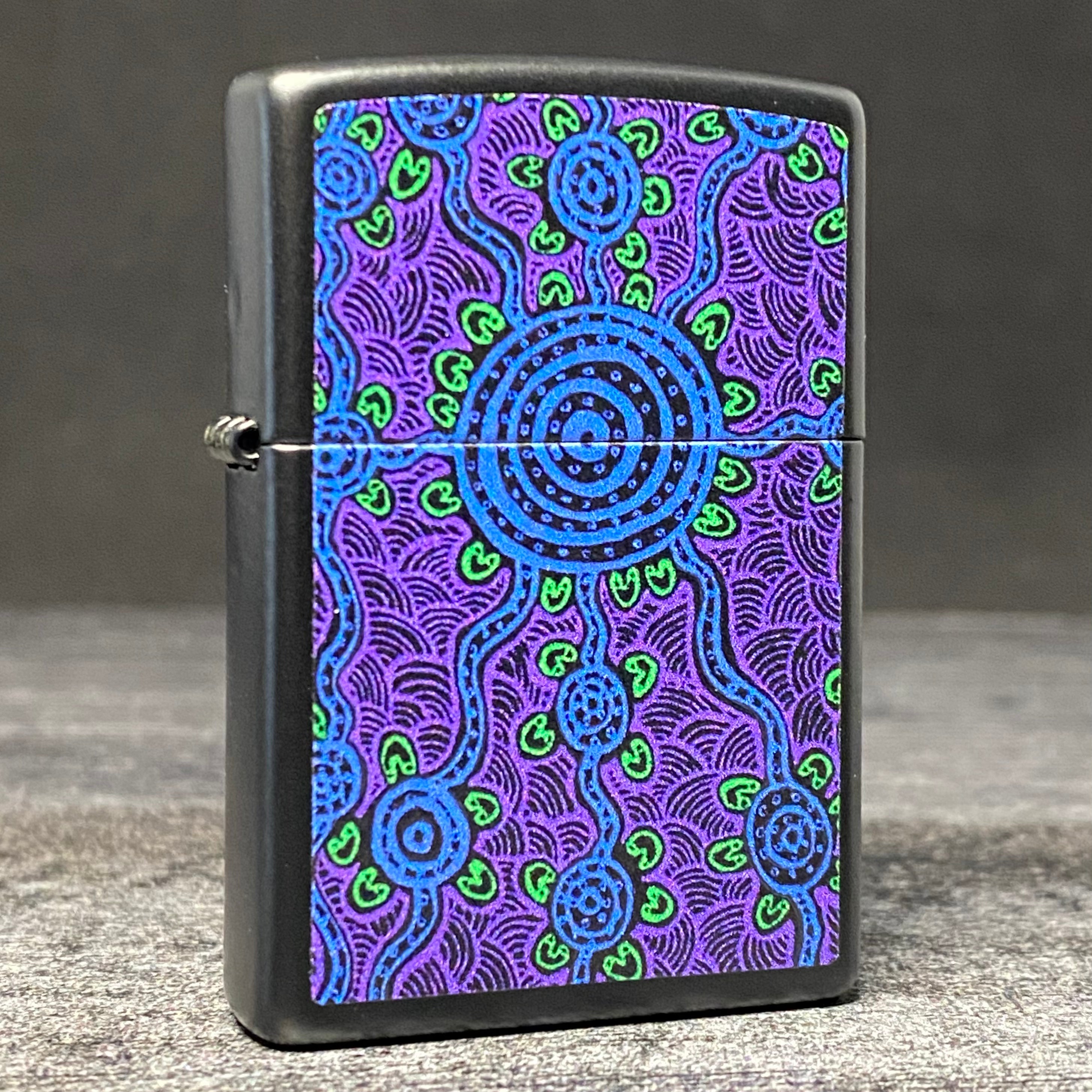 Zippo Lighter - John Smith Gumbula - Black Light