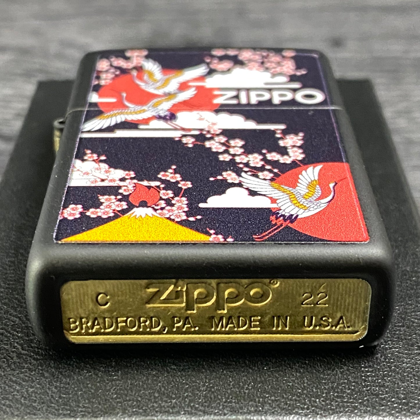 Zippo Lighter - Zippo Design - Black Matte