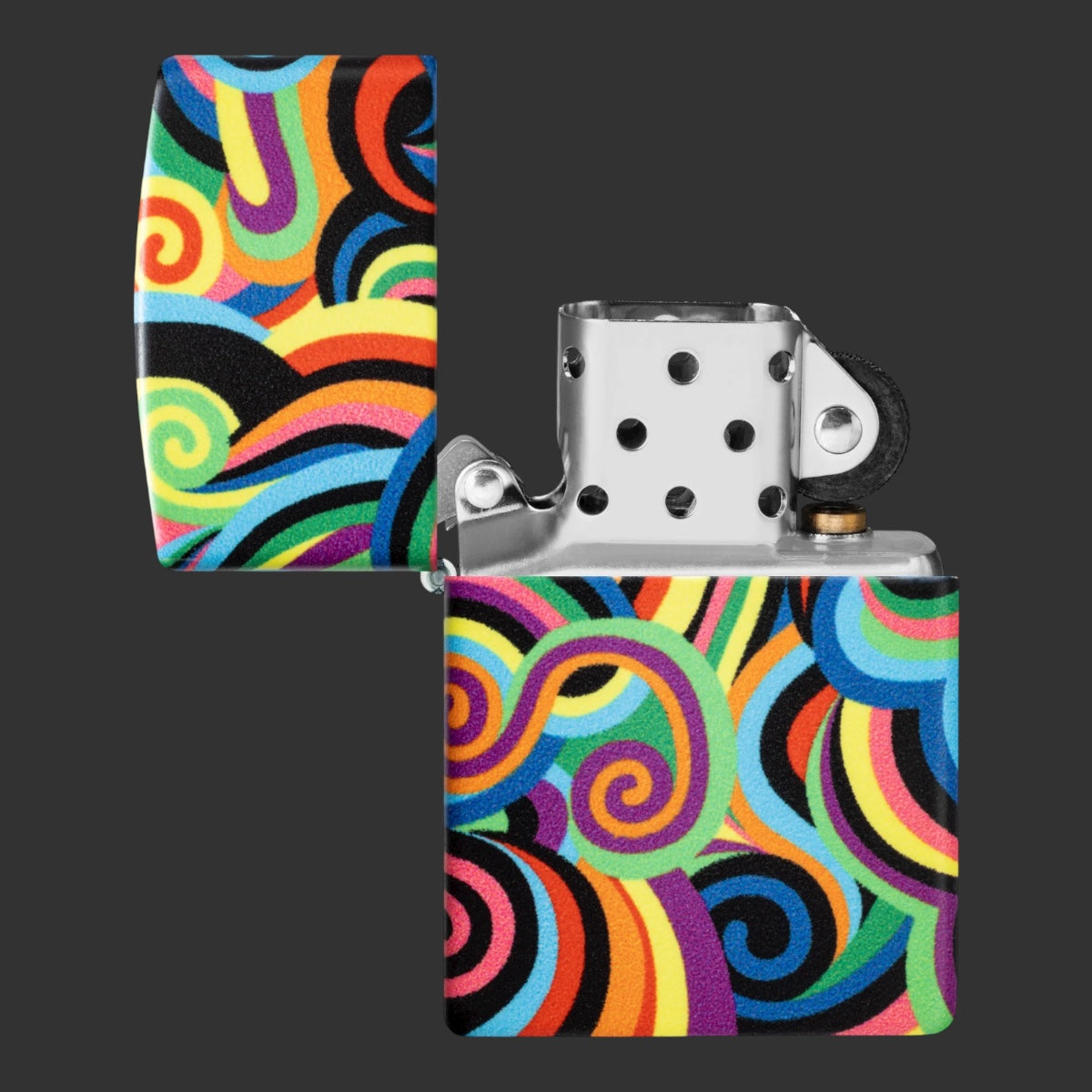 Zippo Lighter Rietveld Glowing Swirls