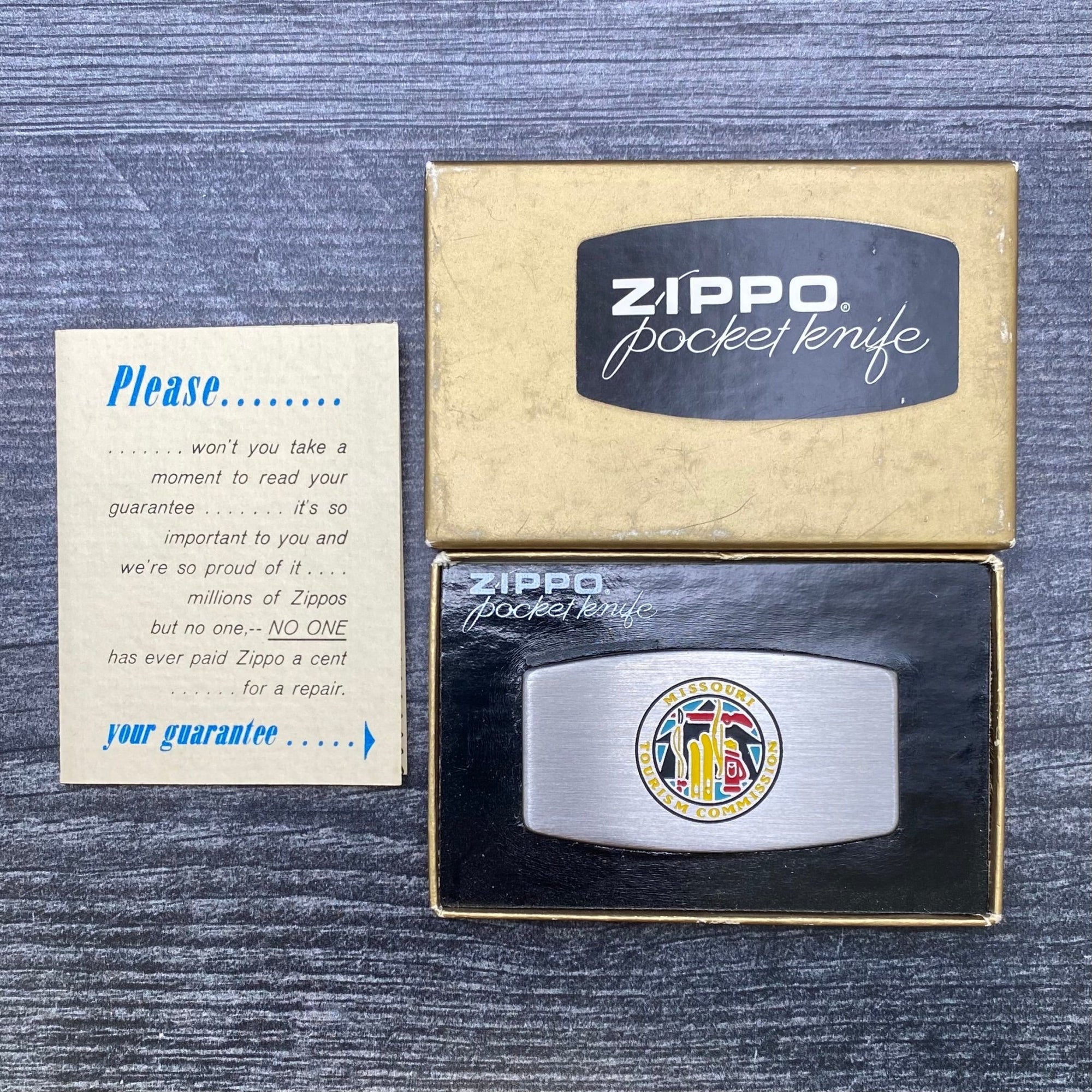 1960's Zippo Pocket Knife - Missouri Tourism Commission - Riley's 66 LLC