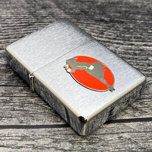 1996 Zippo Lighter - Windy Metallique - Brushed Chrome - Riley's 66 LLC
