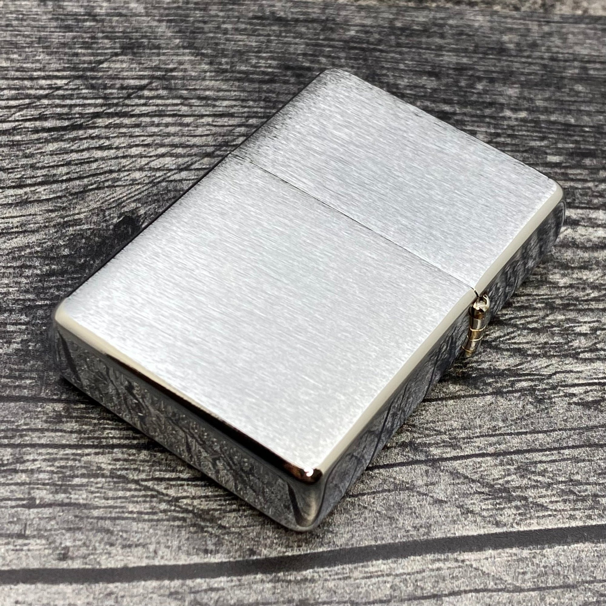 1996 Zippo Lighter - Windy Metallique - Brushed Chrome - Riley's 66 LLC