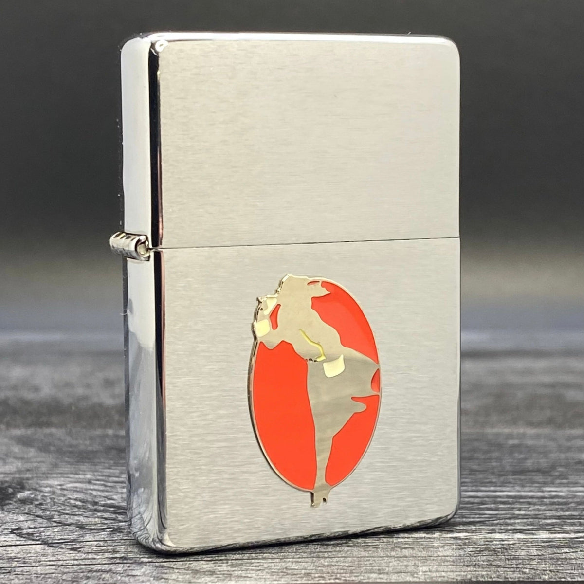 1996 Zippo Lighter - Windy Metallique - Brushed Chrome - Riley&#39;s 66 LLC