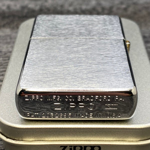 1997 Zippo Lighter - Reveler Metallique - Brushed Chrome - Riley's 66 LLC