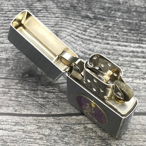 1997 Zippo Lighter - Reveler Metallique - Brushed Chrome - Riley's 66 LLC